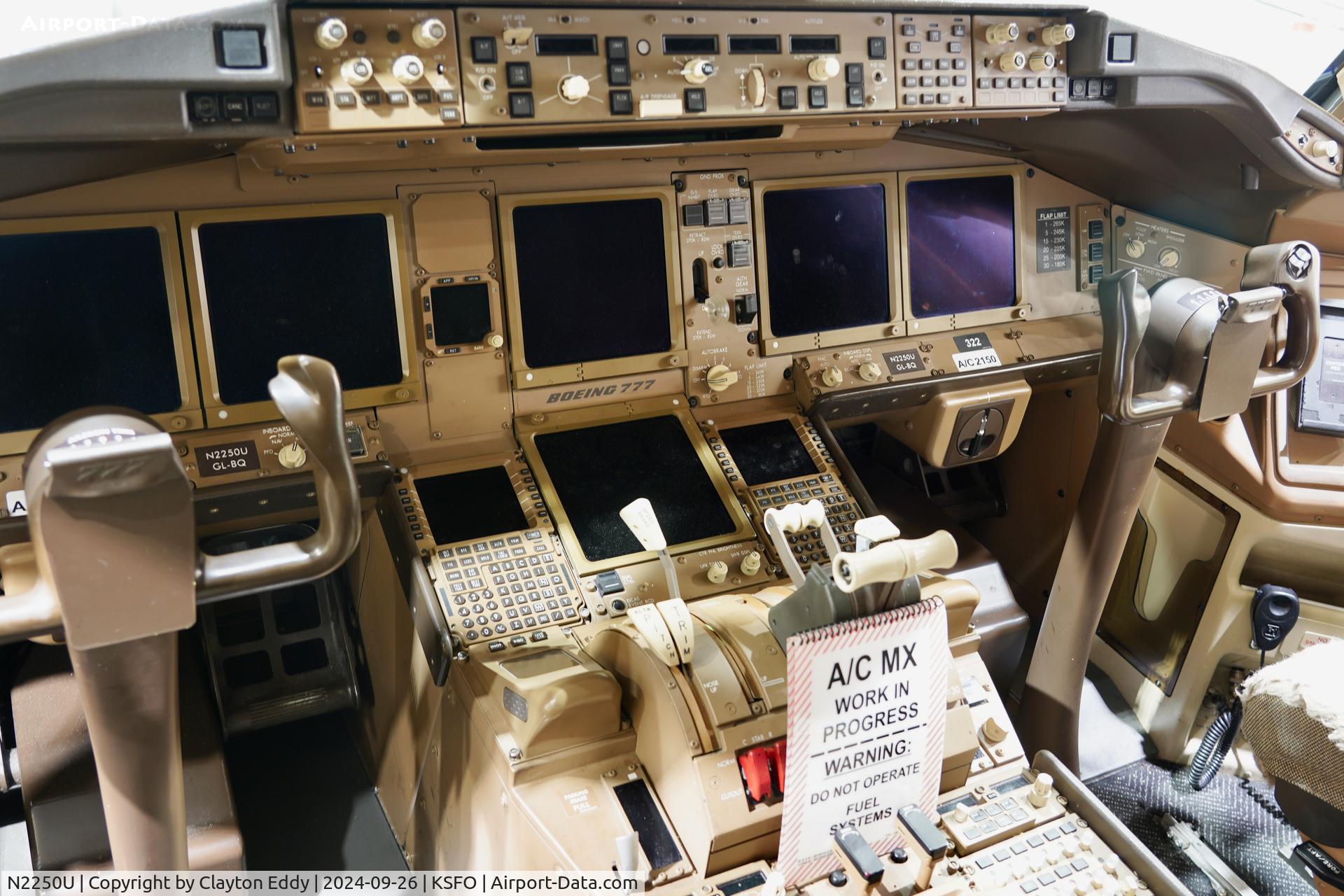 N2250U, 2019 Boeing 777-300/ER C/N 66590, SFO 2024.