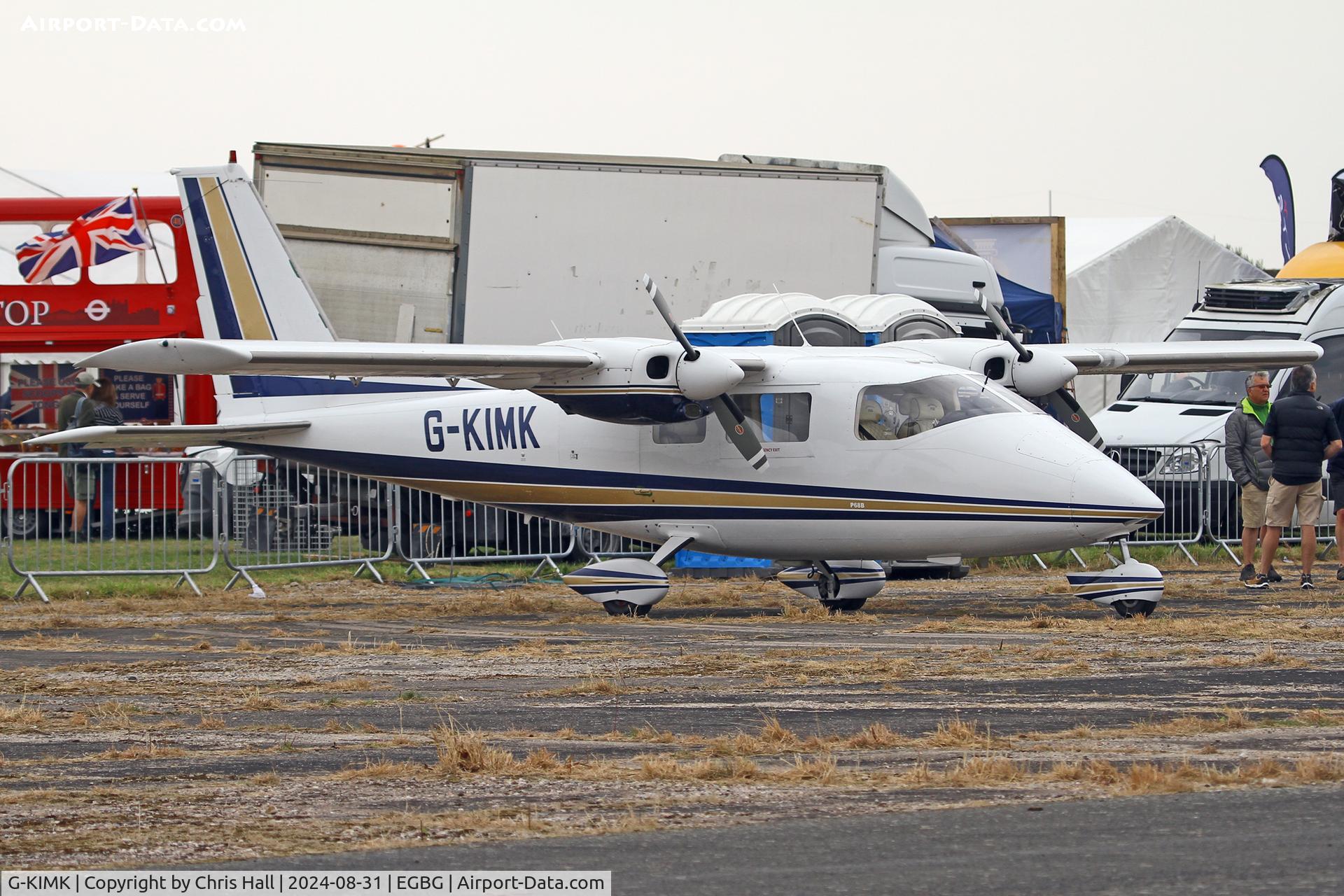 G-KIMK, 1975 Partenavia P-68B C/N 27, LAA Rally 2024, Leicester