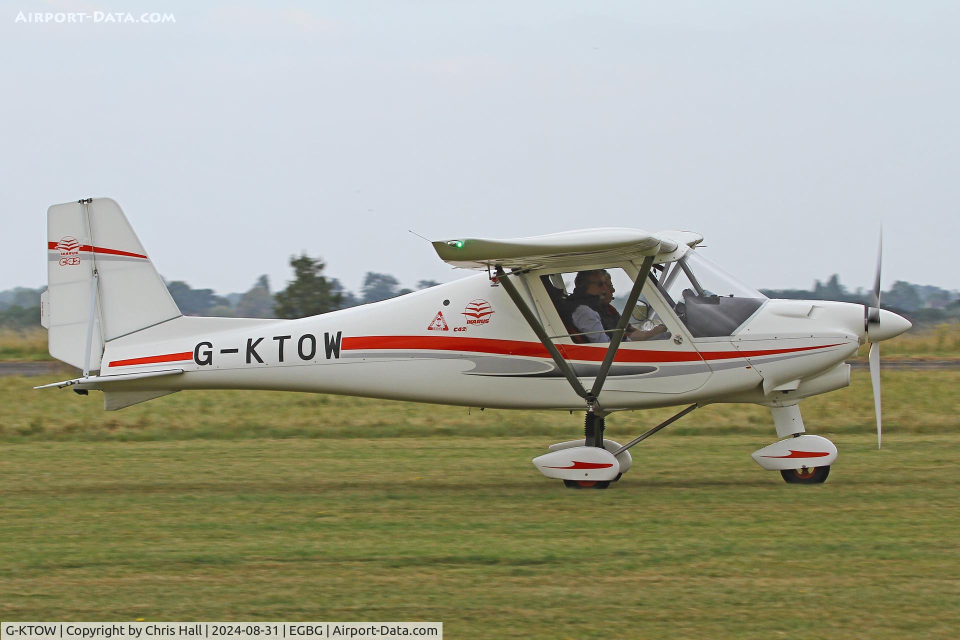 G-KTOW, 2013 Comco Ikarus C42 FB100 Bravo C/N 1311-7287, LAA Rally 2024, Leicester