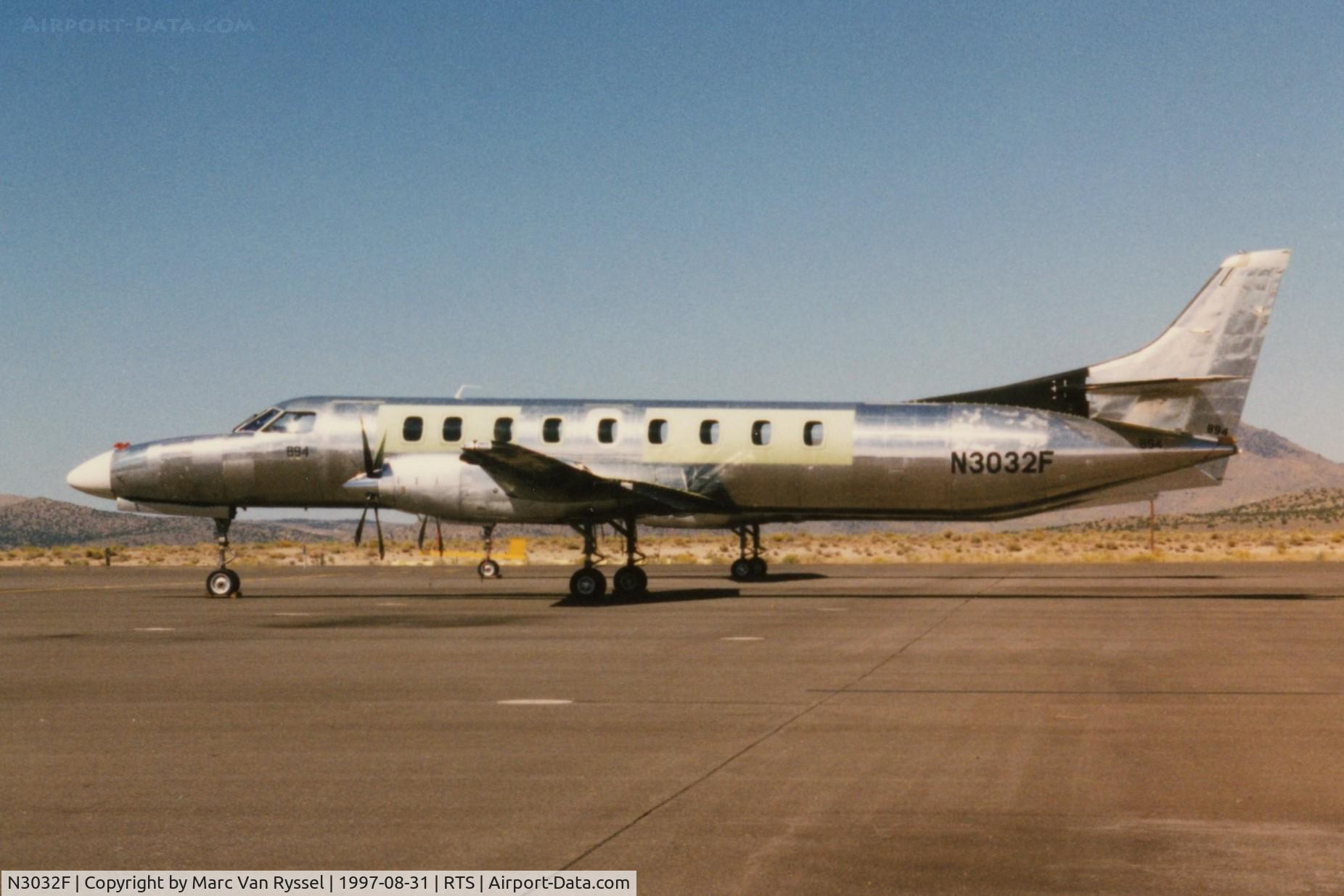 N3032F, Fairchild SA-227DC Metro 23 C/N DC894B, N3032F at Reno Stead in Sept 1997.
