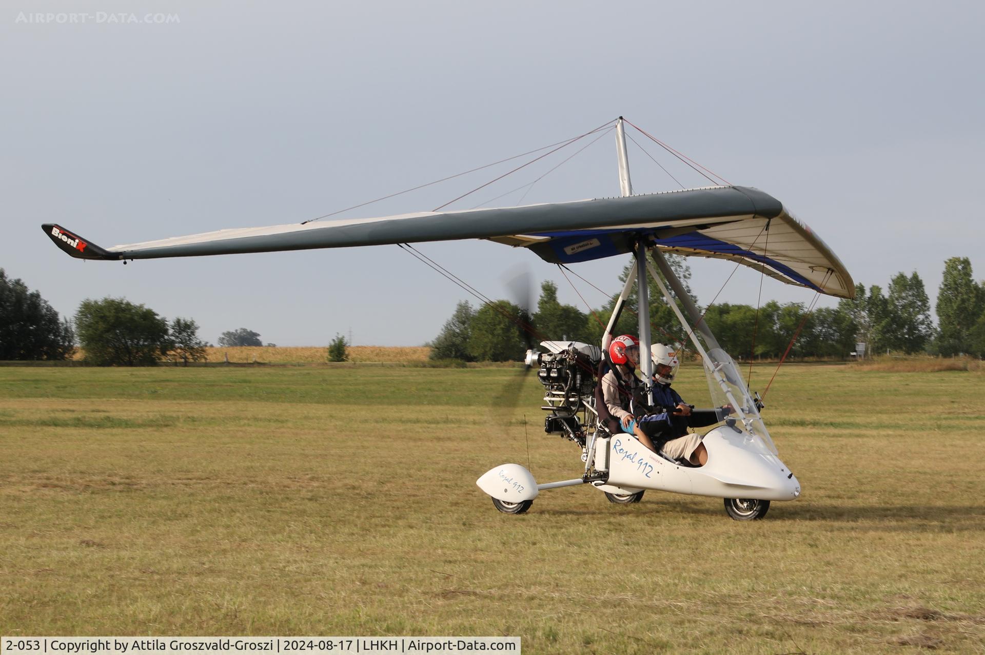 2-053, Drachen Studios Kecur Royal 912/Air Création BioniX, LHKH - Kiskunfélegyháza Airport, Hungary