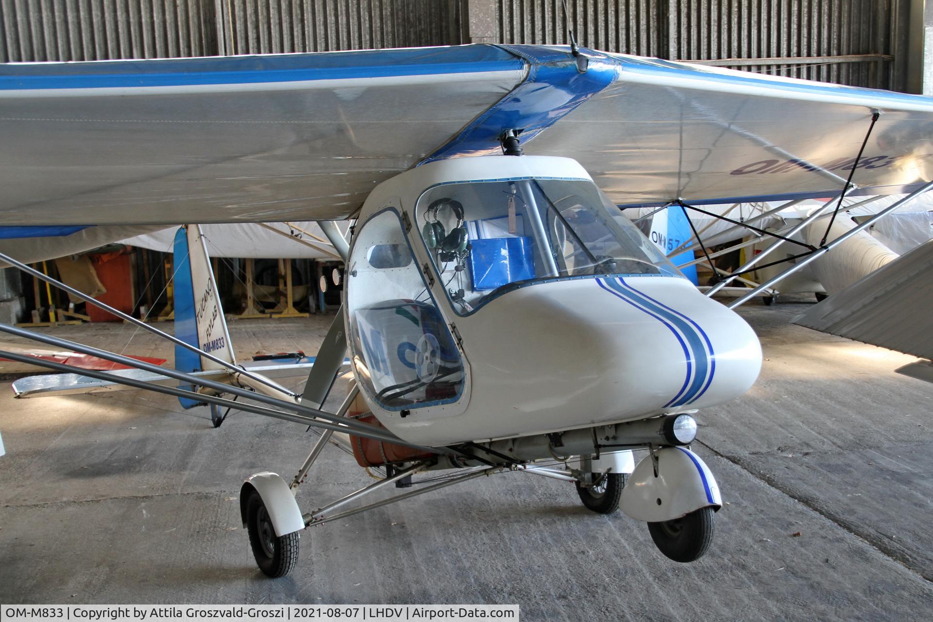 OM-M833, Flylab Tucano C/N 320F, LHDV - Dunaújváros-Kisapostag Airport, Hungary
