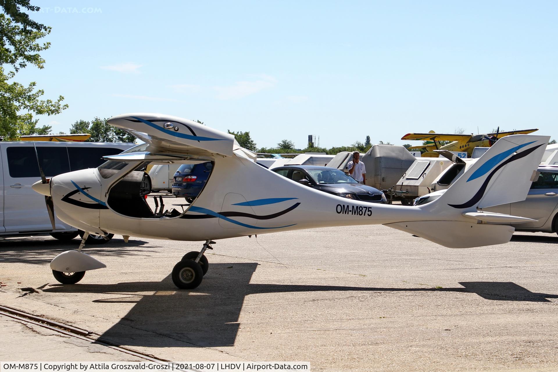 OM-M875, Flight Design CT2K, LHDV - Dunaújváros-Kisapostag Airport, Hungary