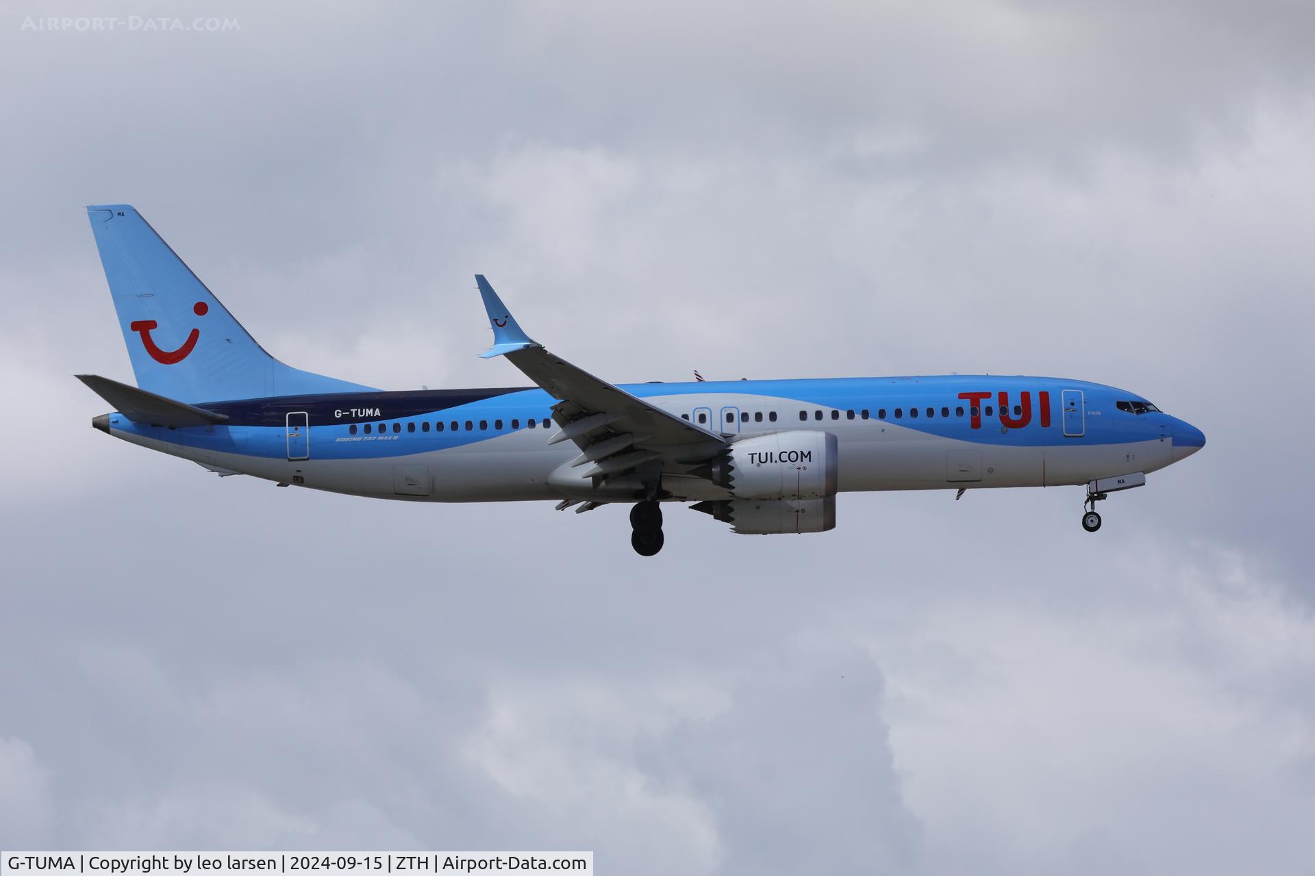 G-TUMA, 2018 Boeing 737-8 MAX C/N 44593, Zakynthos 15.9.2024