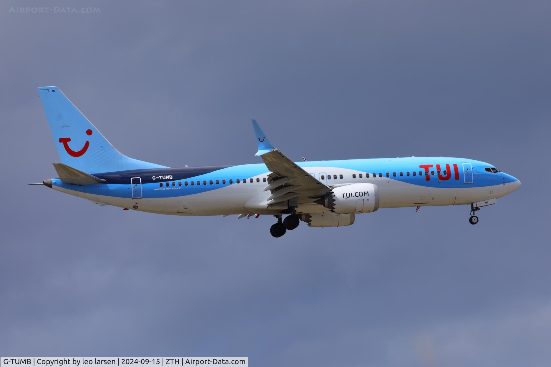 G-TUMB, 2018 Boeing 737-8 MAX C/N 44595, Zakynthos 15.9.2024