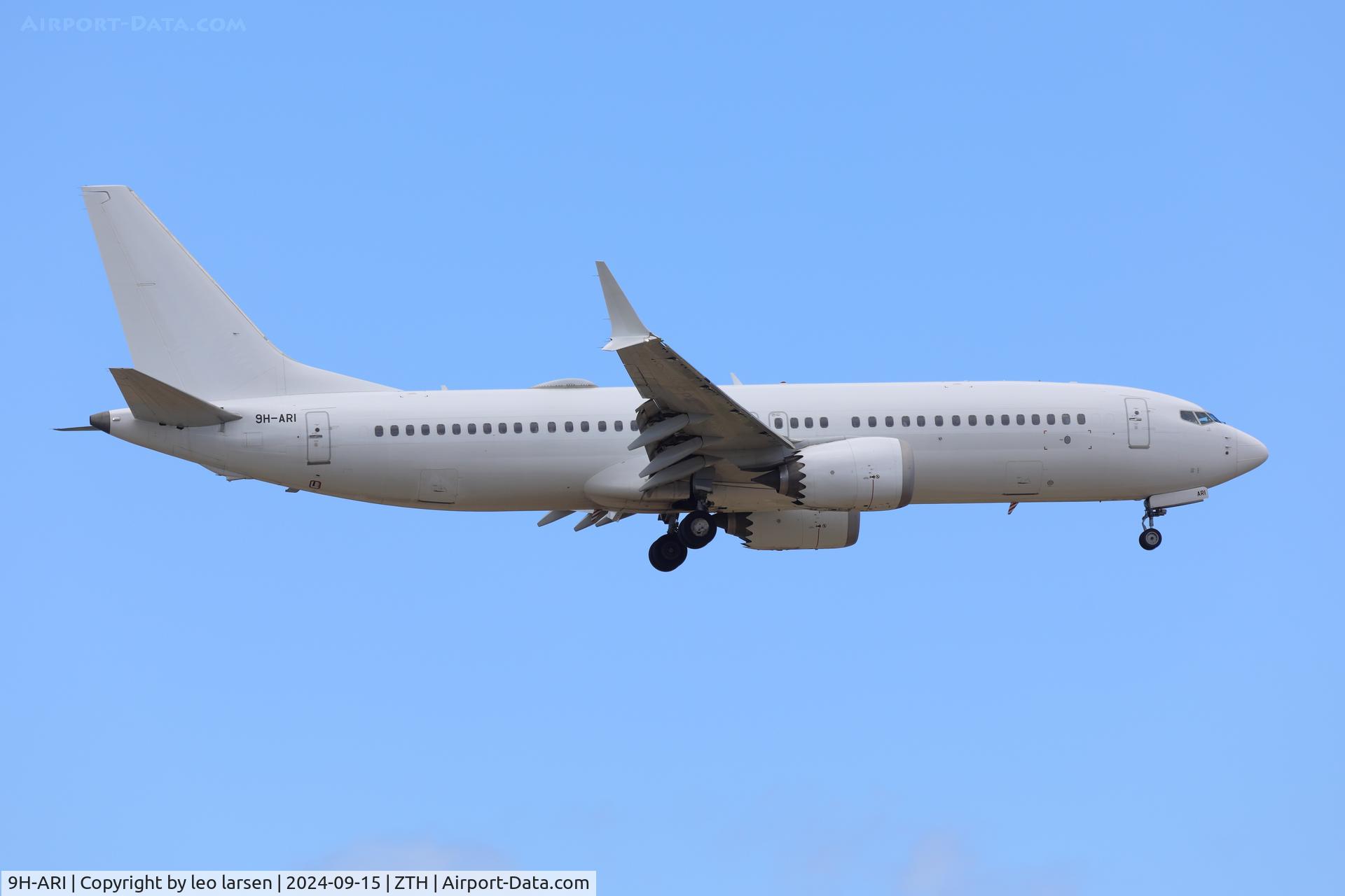 9H-ARI, 2017 Boeing 737-8 MAX C/N 42826, Zakynthos 15.9.2024