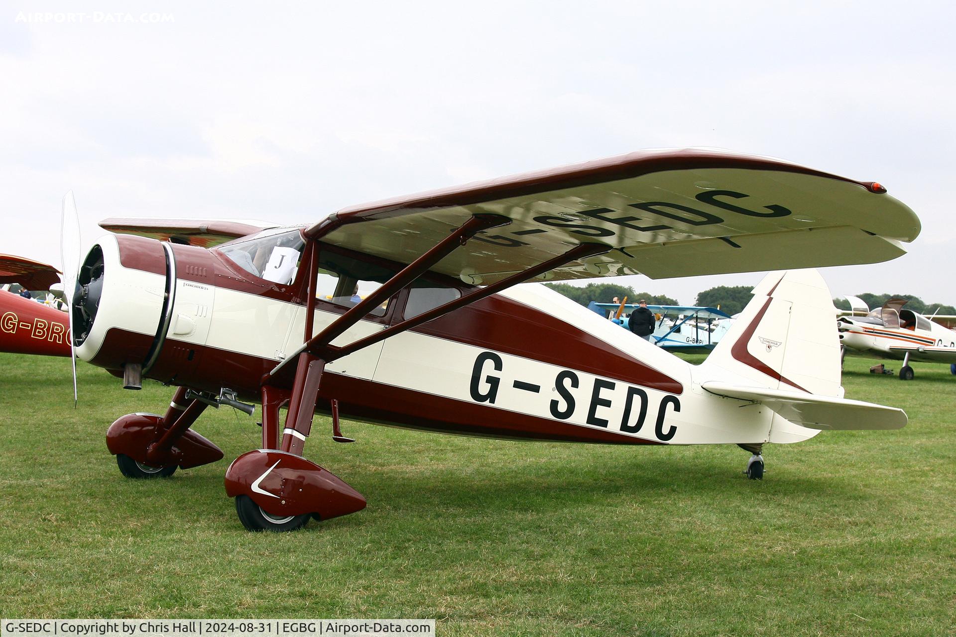 G-SEDC, 1947 Fairchild 24W-46 C/N W46342, LAA Rally 2024, Leicester