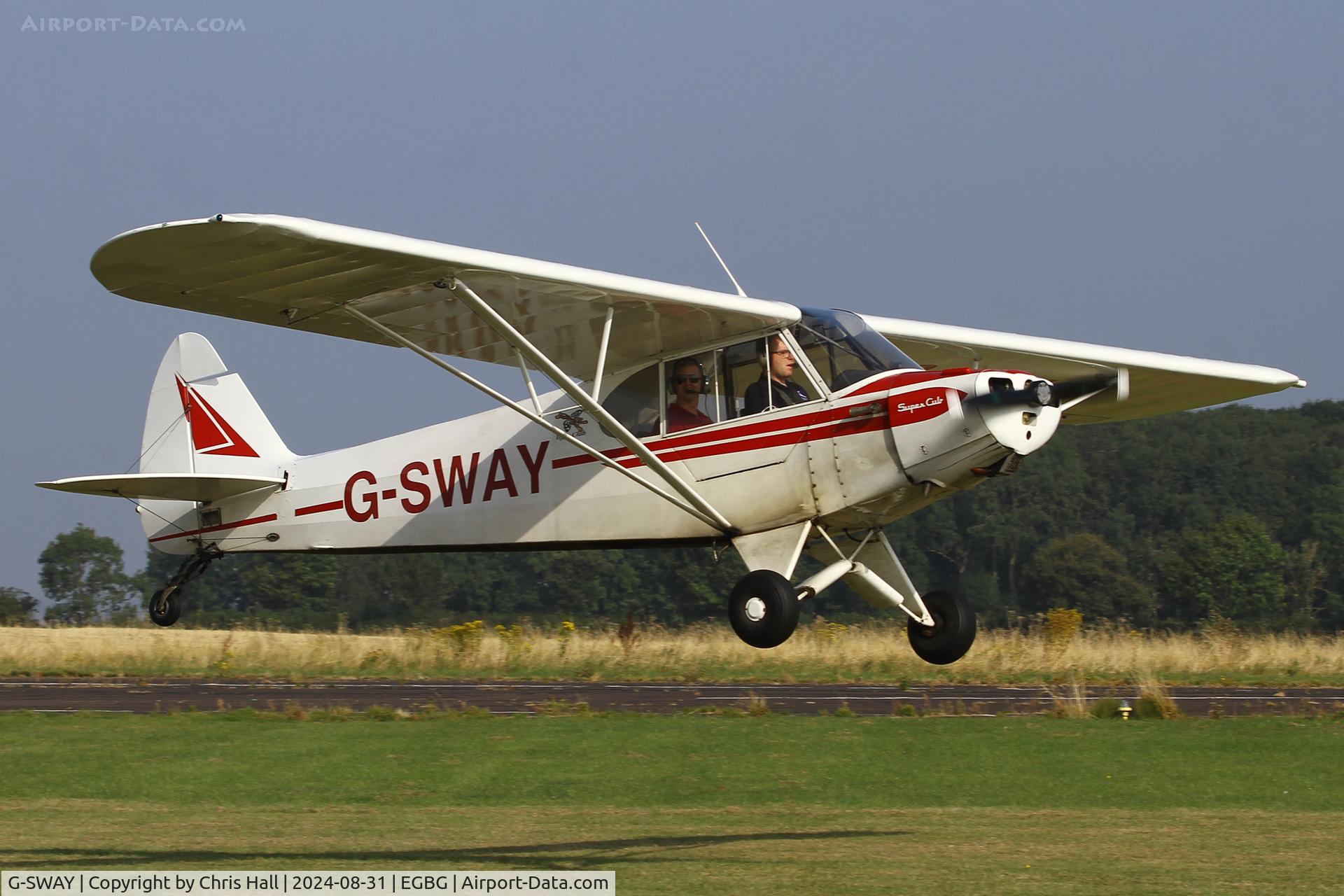 G-SWAY, 1957 Piper PA-18-95 Super Cub C/N 18-6039, LAA Rally 2024, Leicester