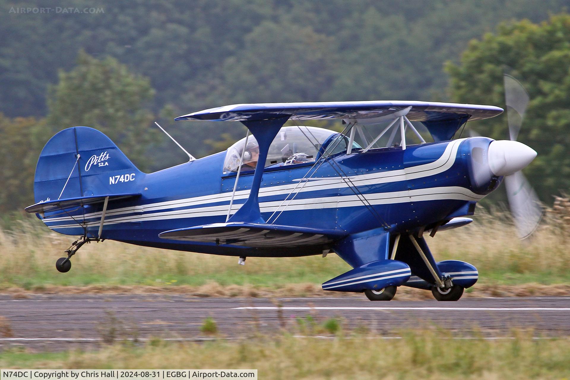N74DC, 1980 Aerotek Pitts S-2A Special C/N 2228, LAA Rally 2024, Leicester
