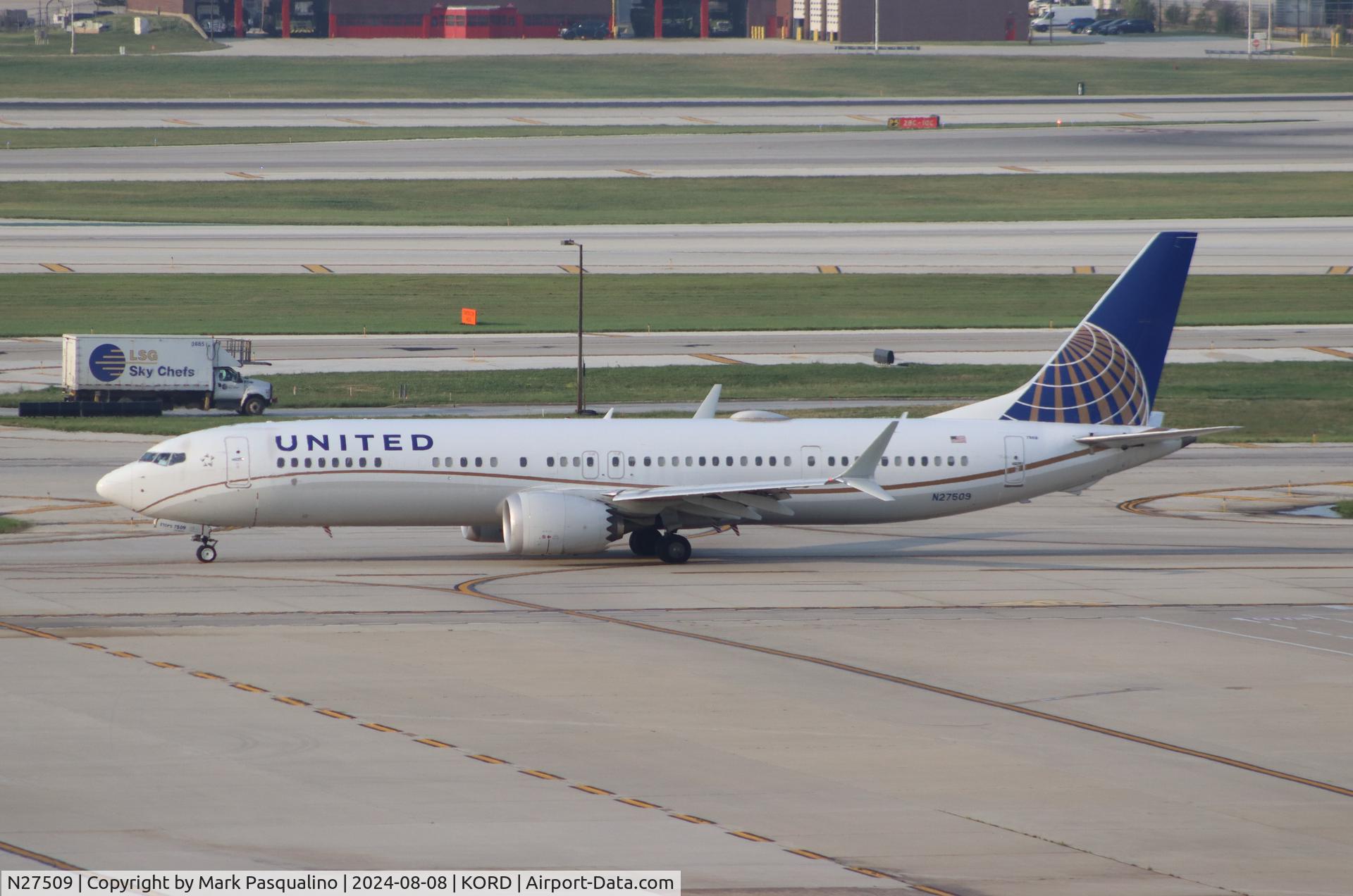 N27509, 2018 Boeing 737-9 MAX C/N 43443, Boeing 737-9 MAX