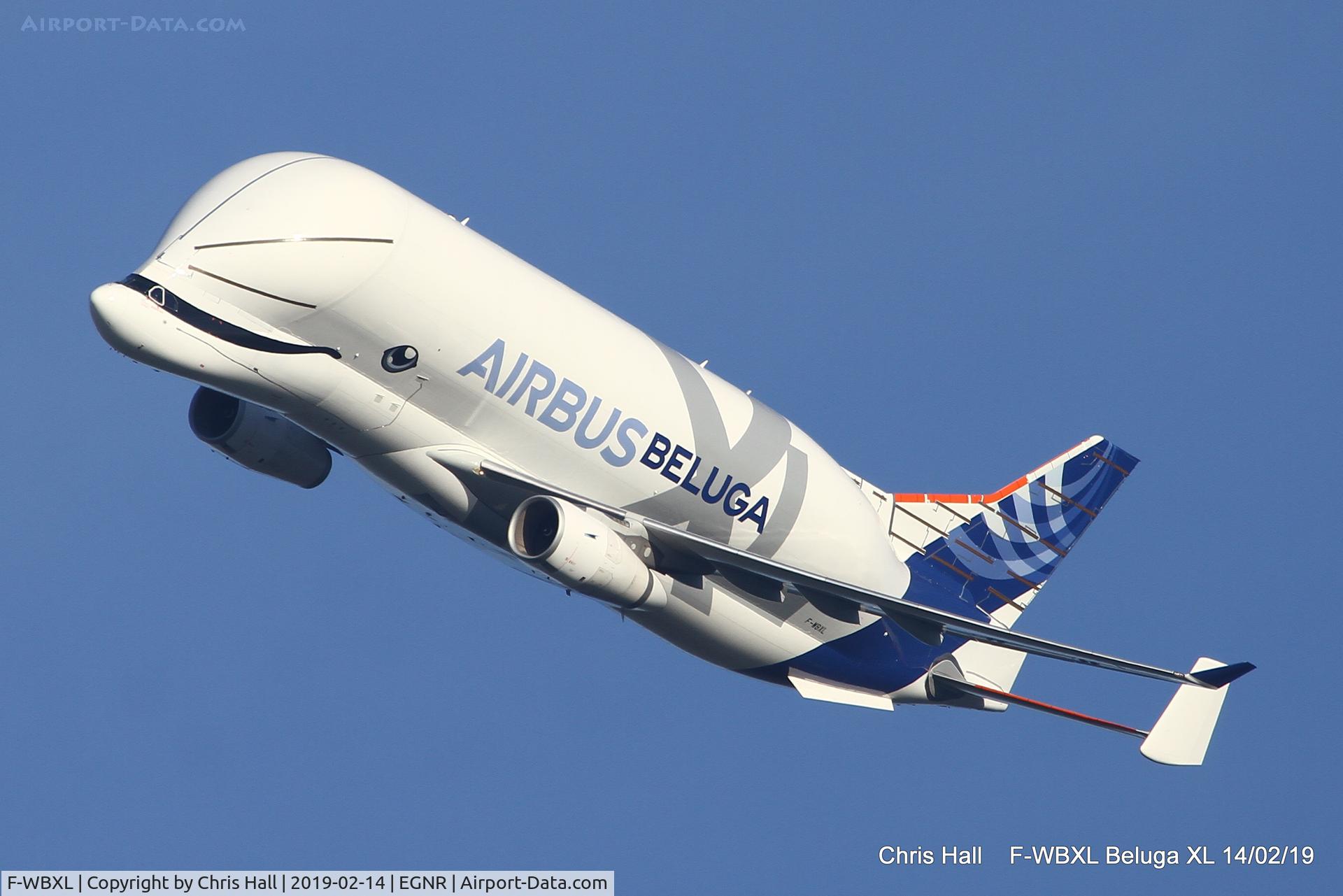 F-WBXL, 2018 Airbus A330-743L Beluga XL C/N 1824, On approach to Hawarden