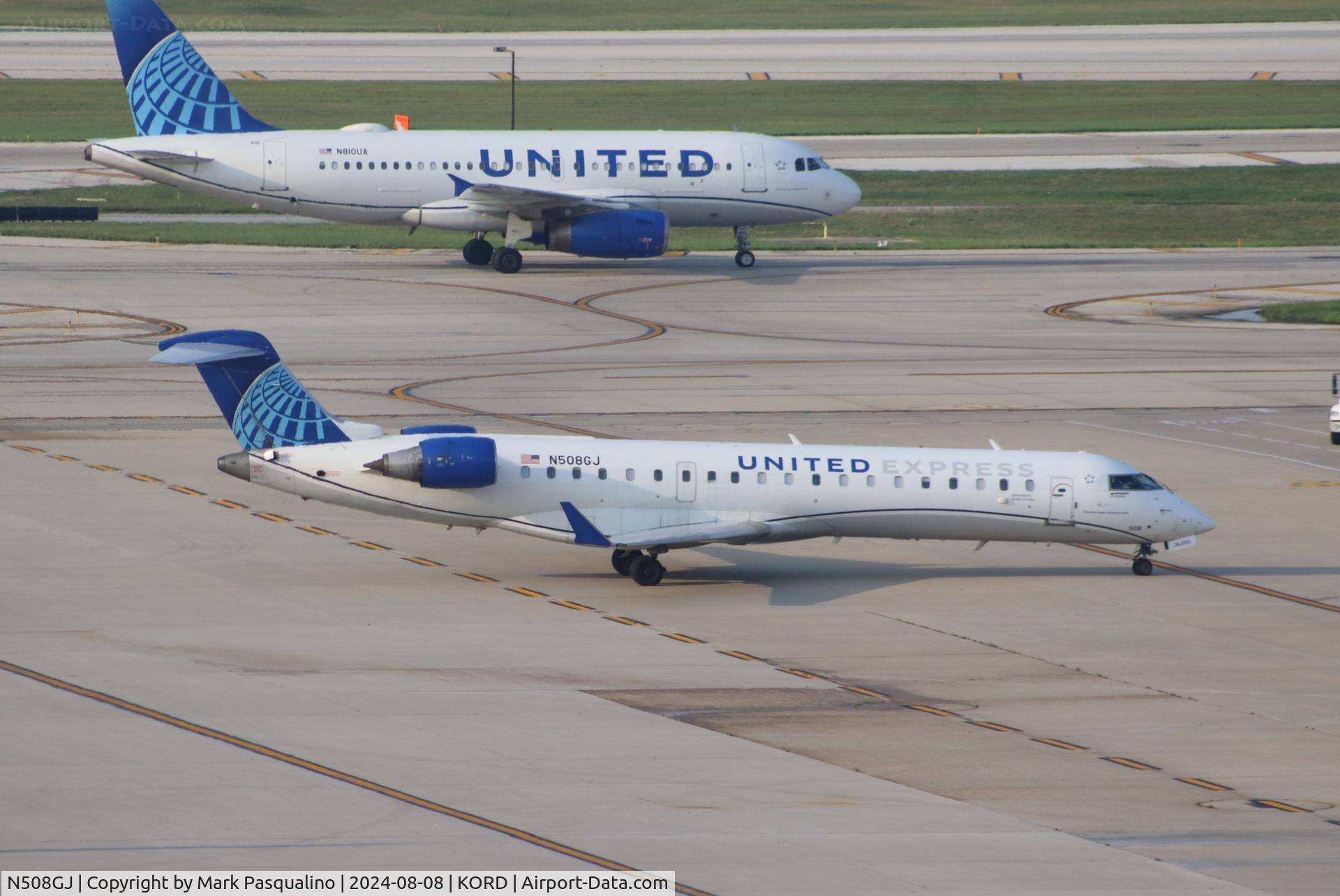 N508GJ, 2002 Bombardier CRJ-701 (CL-600-2C10) C/N 10045, CL-600-2C10