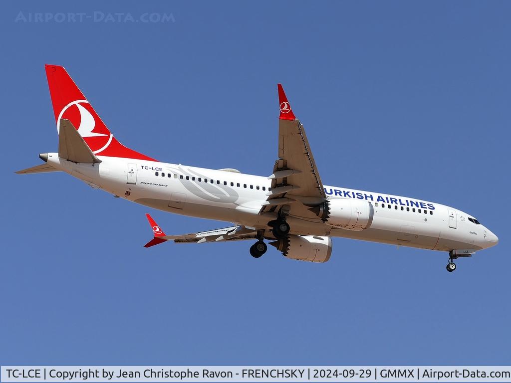 TC-LCE, 2018 Boeing 737-8 MAX C/N 60036, Istanbul (IST)	Marrakesh (RAK)	TK619