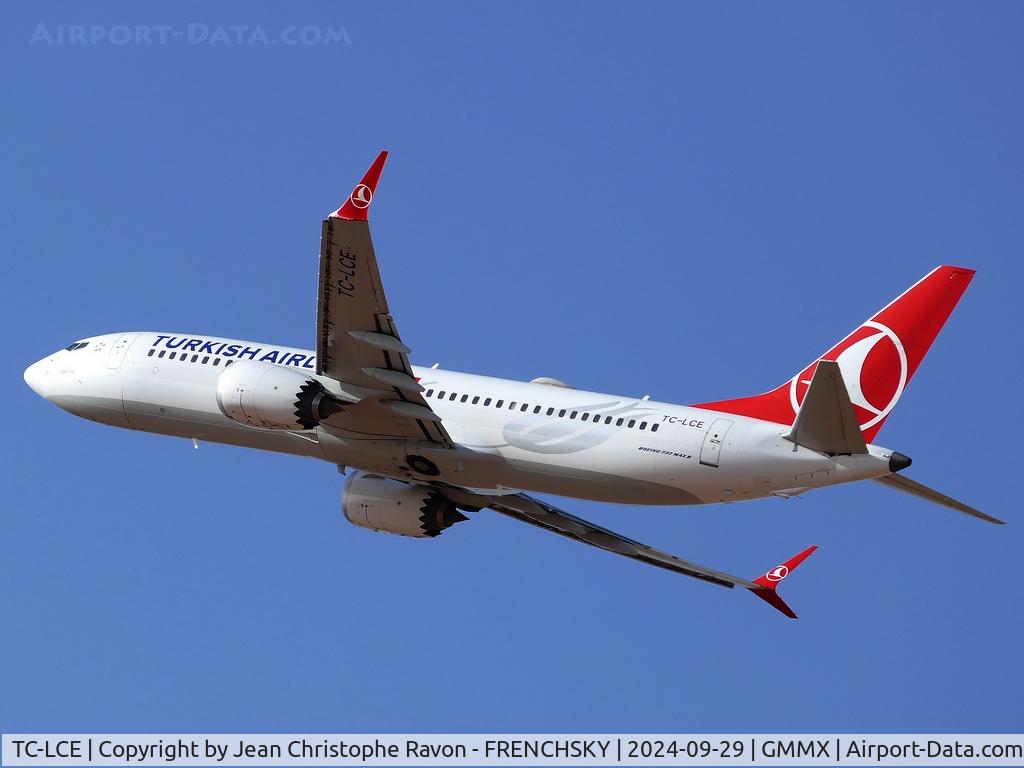 TC-LCE, 2018 Boeing 737-8 MAX C/N 60036, Marrakesh (RAK)	Istanbul (IST)	TK620