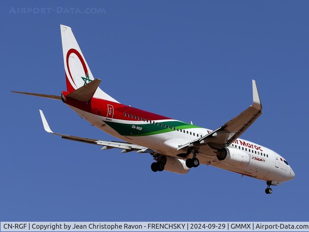 CN-RGF, 2011 Boeing 737-86N C/N 36826, Paris (ORY)	Marrakesh (RAK)	AT749
