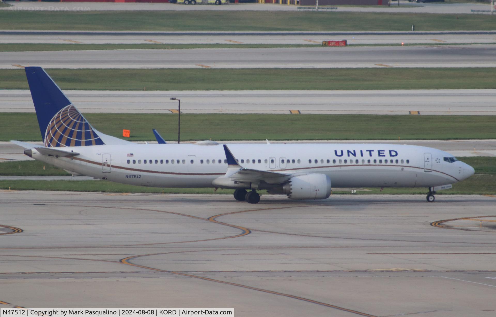 N47512, 2019 Boeing 737-9 MAX C/N 43449, Boeing 737-9 MAX