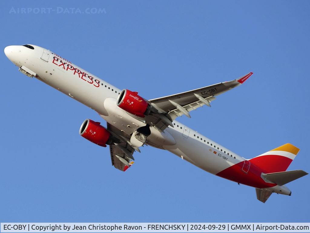 EC-OBY, 2023 Airbus A321-271NX C/N 11454, Marrakesh (RAK)	Madrid (MAD)	IB3623