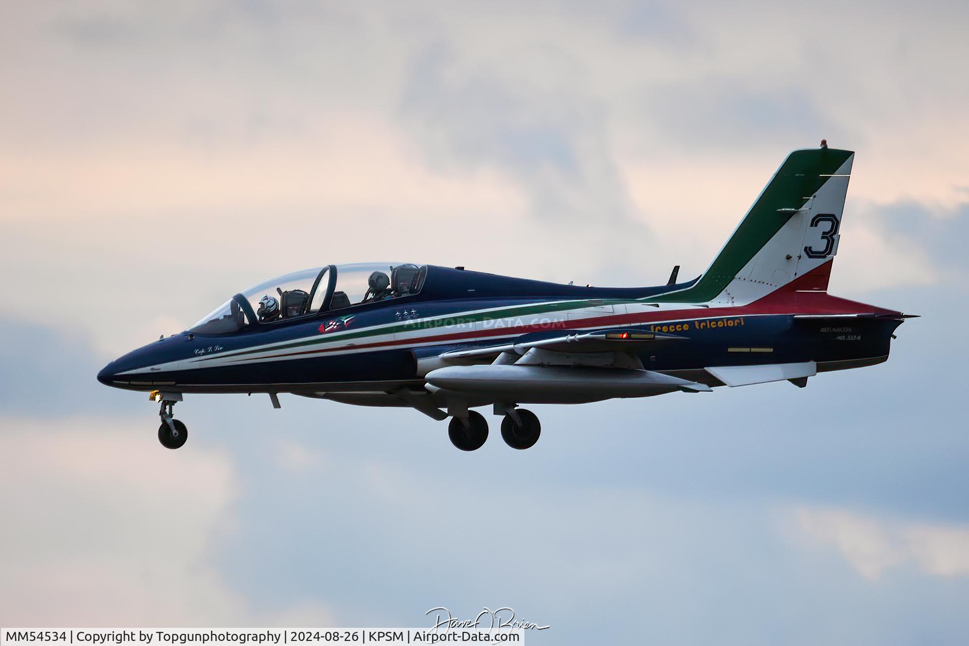 MM54534, Aermacchi MB-339PAN C/N 6741/136/AA068, PONY3