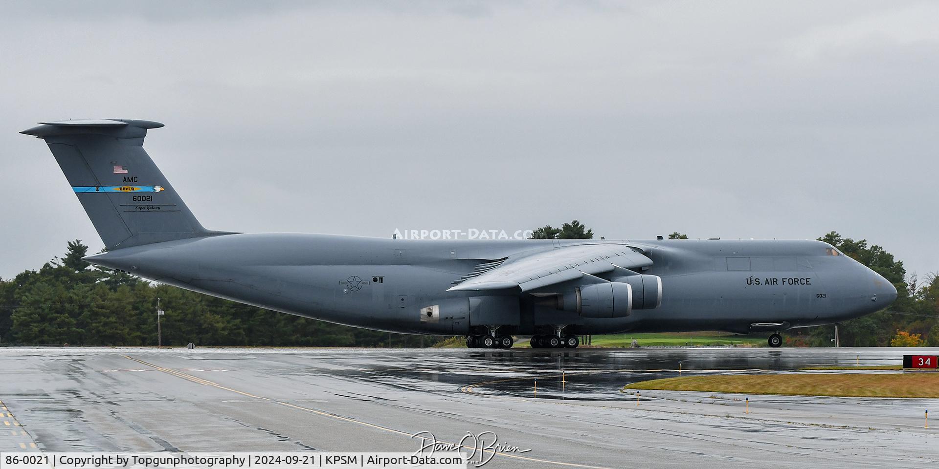 86-0021, Lockheed C-5(B)M Super Galaxy C/N 500-107, REACH2008 of the 9th AS