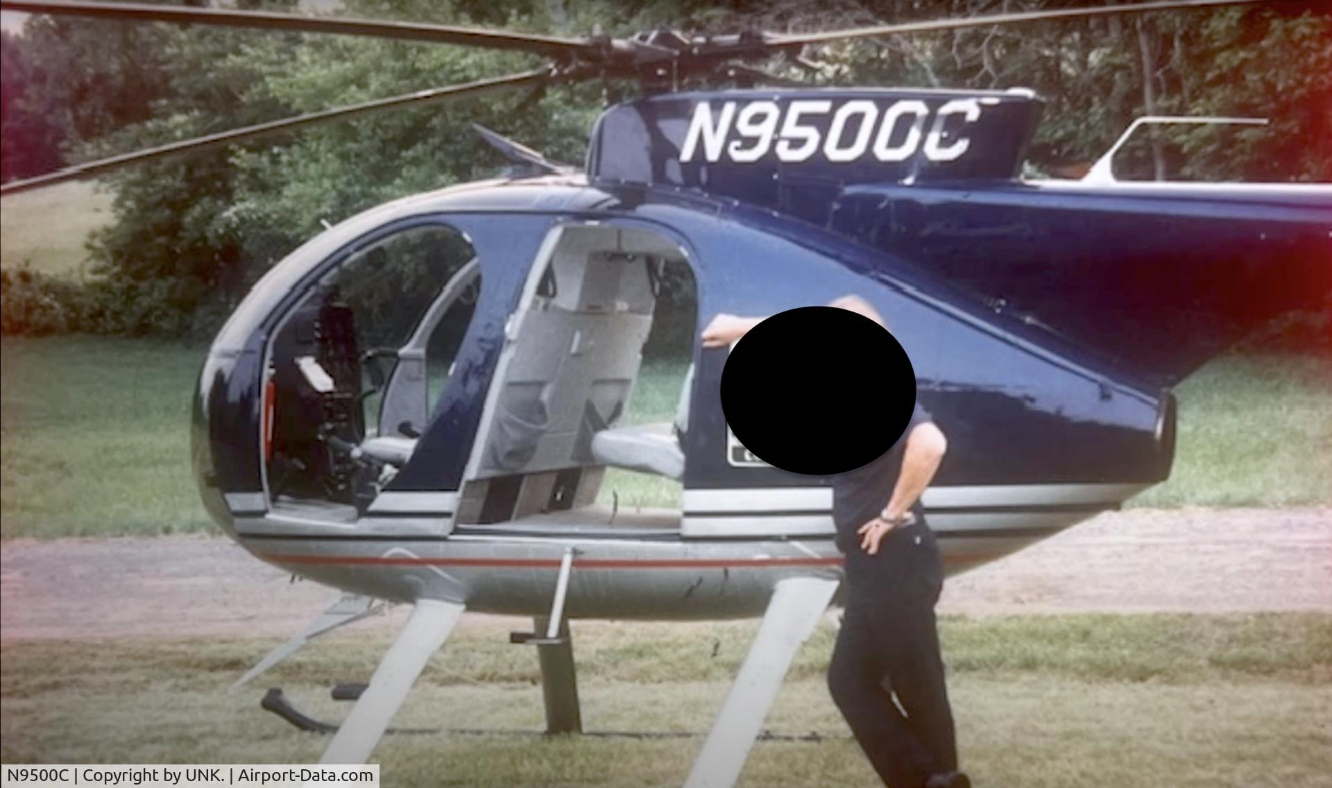 N9500C, 1976 Hughes 369HS C/N 360797S, No back story.