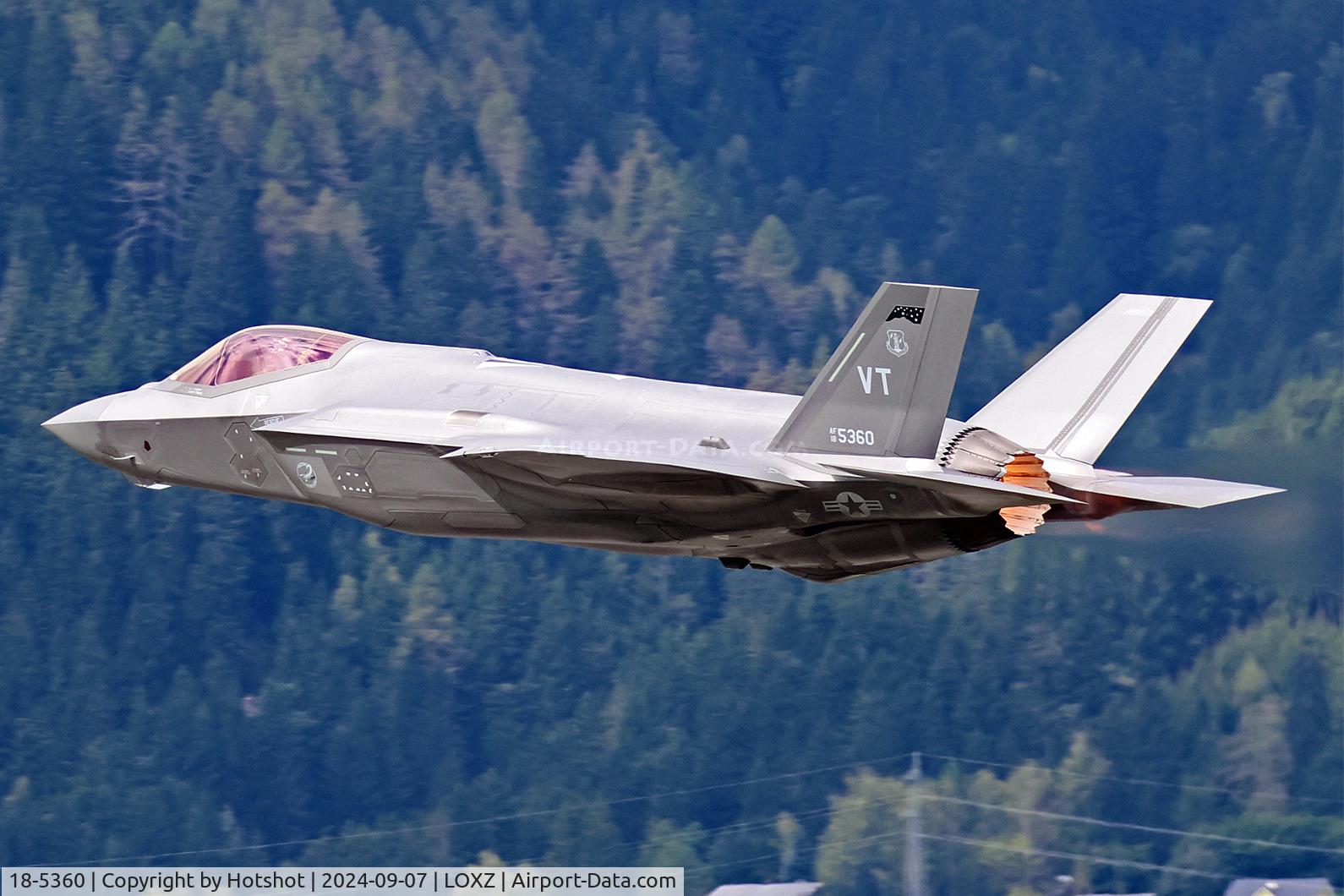 18-5360, Lockheed Martin F-35A Lightning II C/N AF-251, Departing on Saturday for the 
