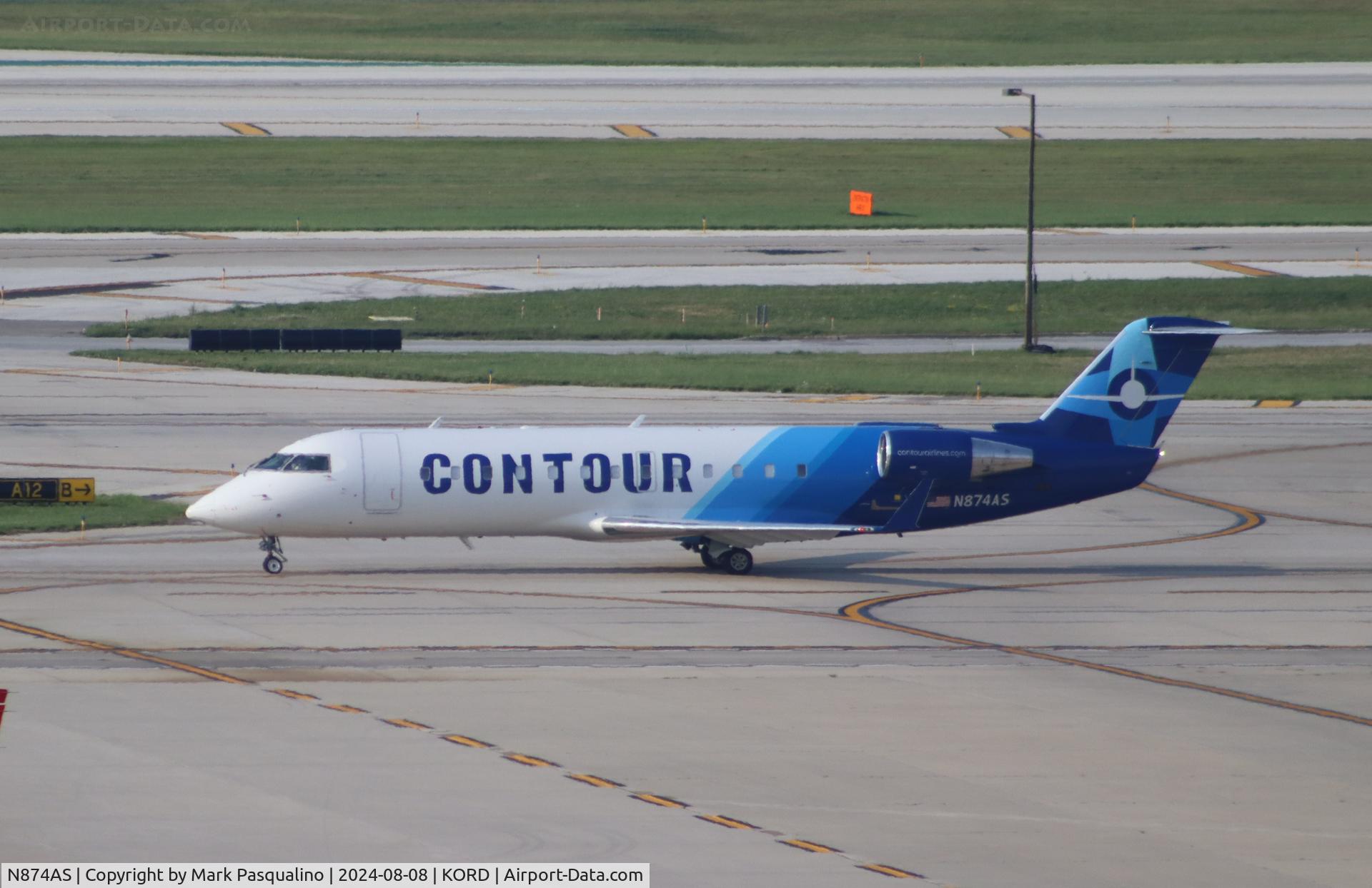 N874AS, 2001 Bombardier CRJ-200ER (CL-600-2B19) C/N 7551, CL-600-2B19