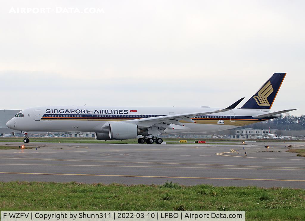 F-WZFV, 2022 Airbus A350-941 C/N 0494, C/n 0494 - To be 9V-SHY