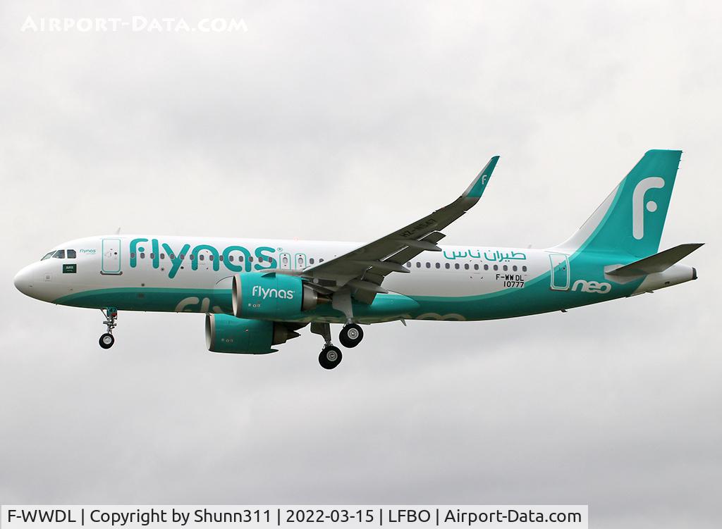 F-WWDL, 2022 Airbus A320-251N C/N 10777, C/n 10777 - To be HZ-NS47