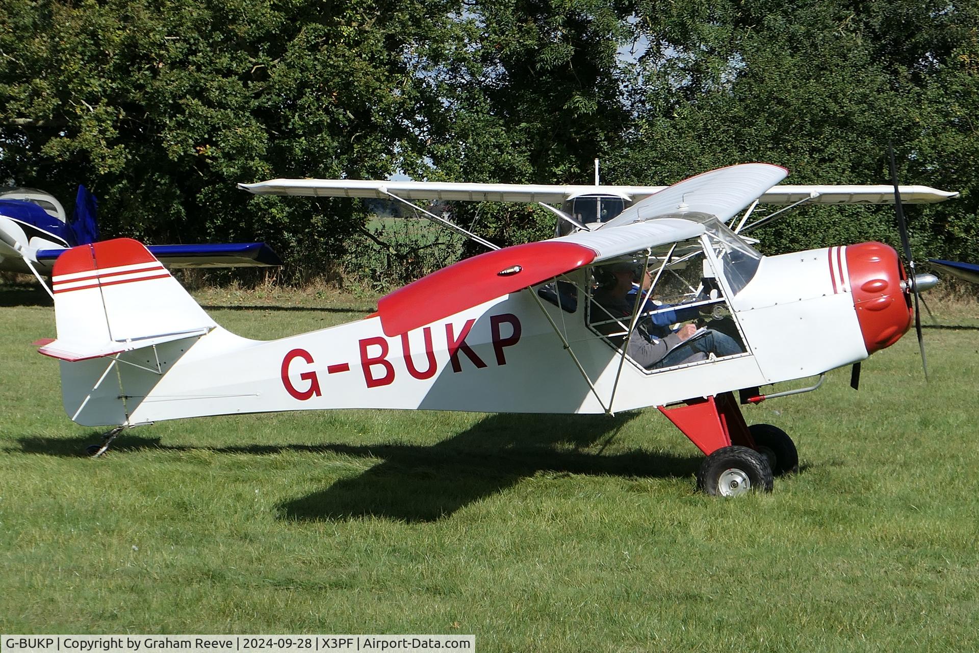 G-BUKP, 1992 Denney Kitfox MK2 C/N PFA 172-12301, Just landed at Priory Farm.