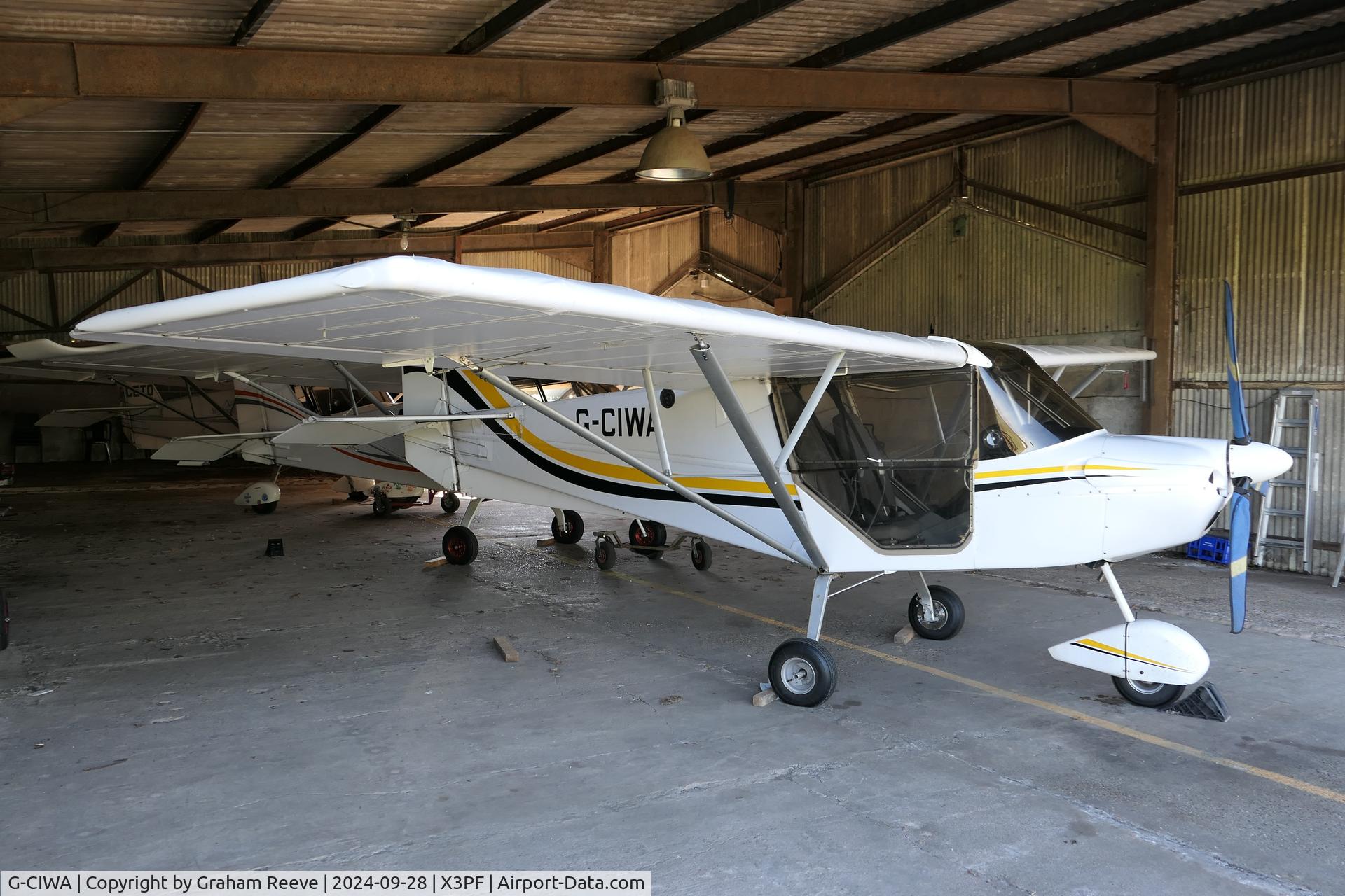 G-CIWA, 2015 Best Off SkyRanger Swift 912(1) C/N BMAA/HB/616, Parked in a hangar at Priory Farm.