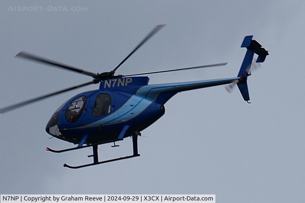 N7NP, McDonnell Douglas 369E C/N 0260E, Over head at Northrepps.