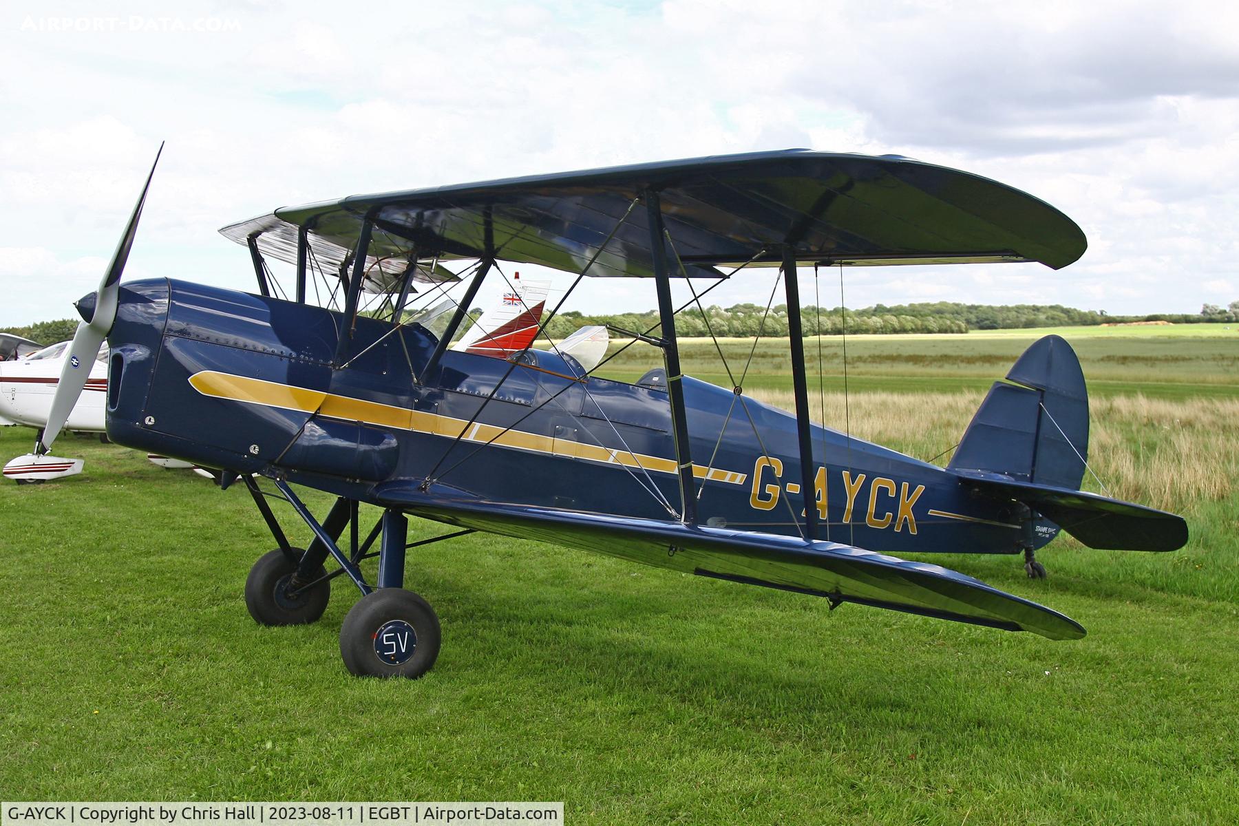 G-AYCK, 1950 Stampe-Vertongen SV-4C C/N 1139, De Havilland Moth Rally