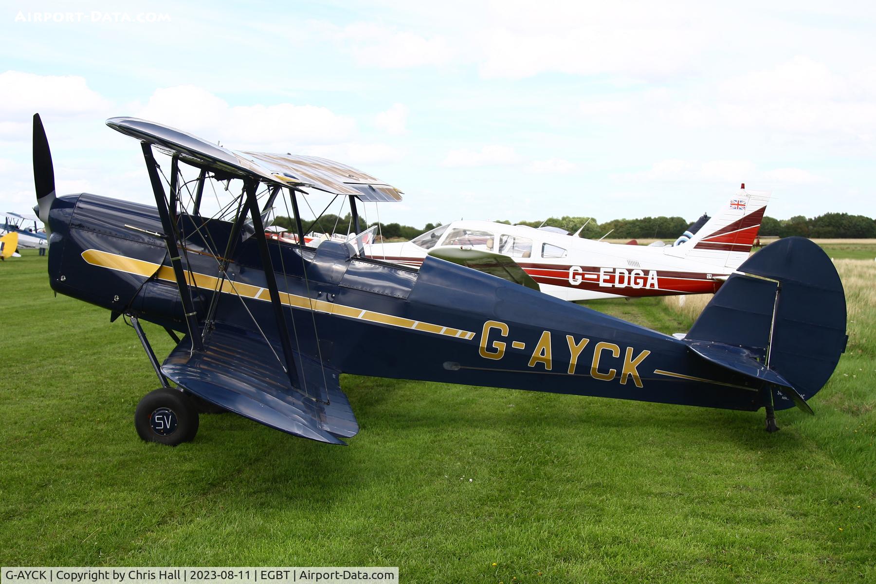 G-AYCK, 1950 Stampe-Vertongen SV-4C C/N 1139, De Havilland Moth Rally