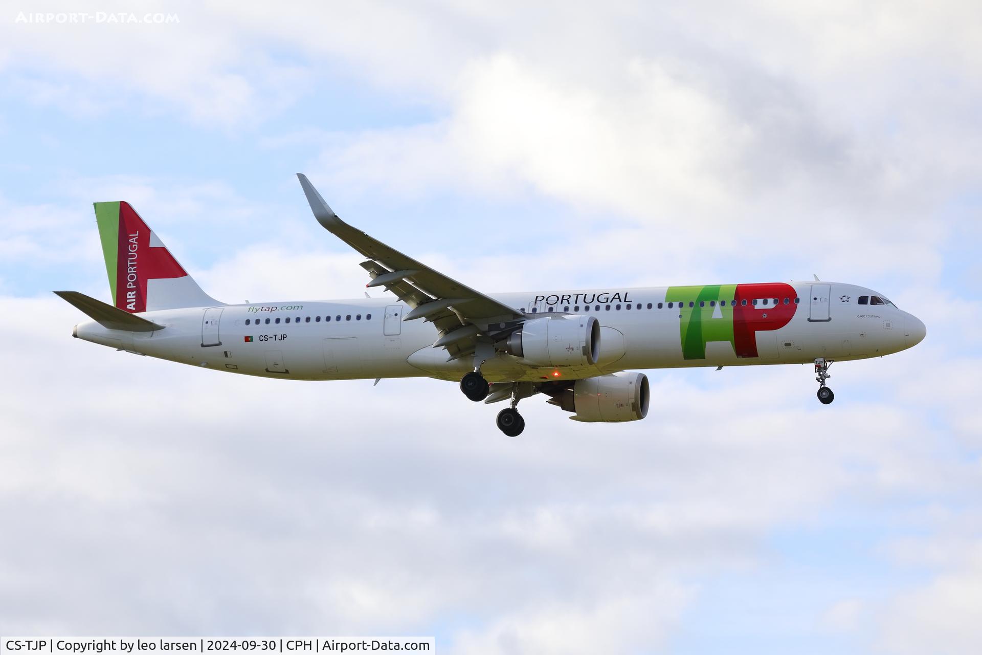 CS-TJP, 2019 Airbus A321-251NX C/N 8946, Copenhagen 30.9.2024