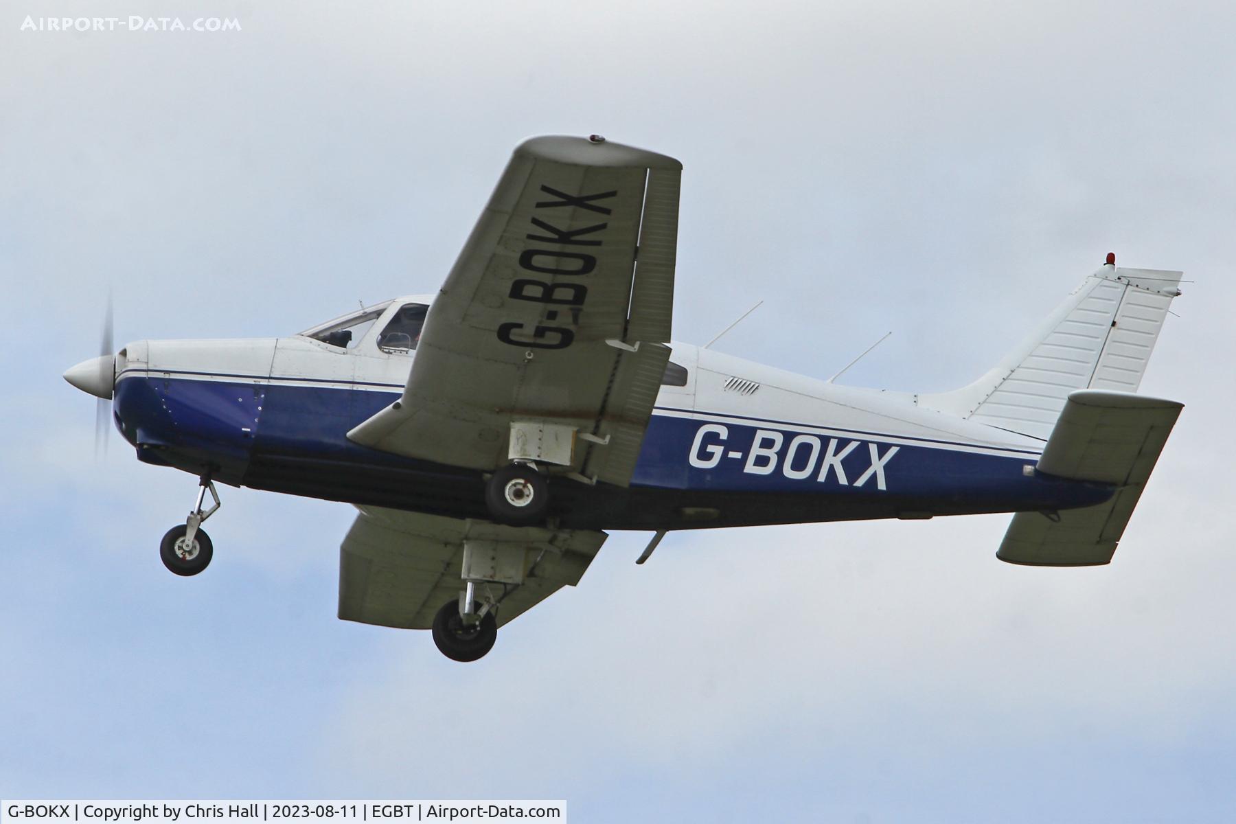 G-BOKX, 1978 Piper PA-28-161 Cherokee Warrior II C/N 28-7816680, Turweston