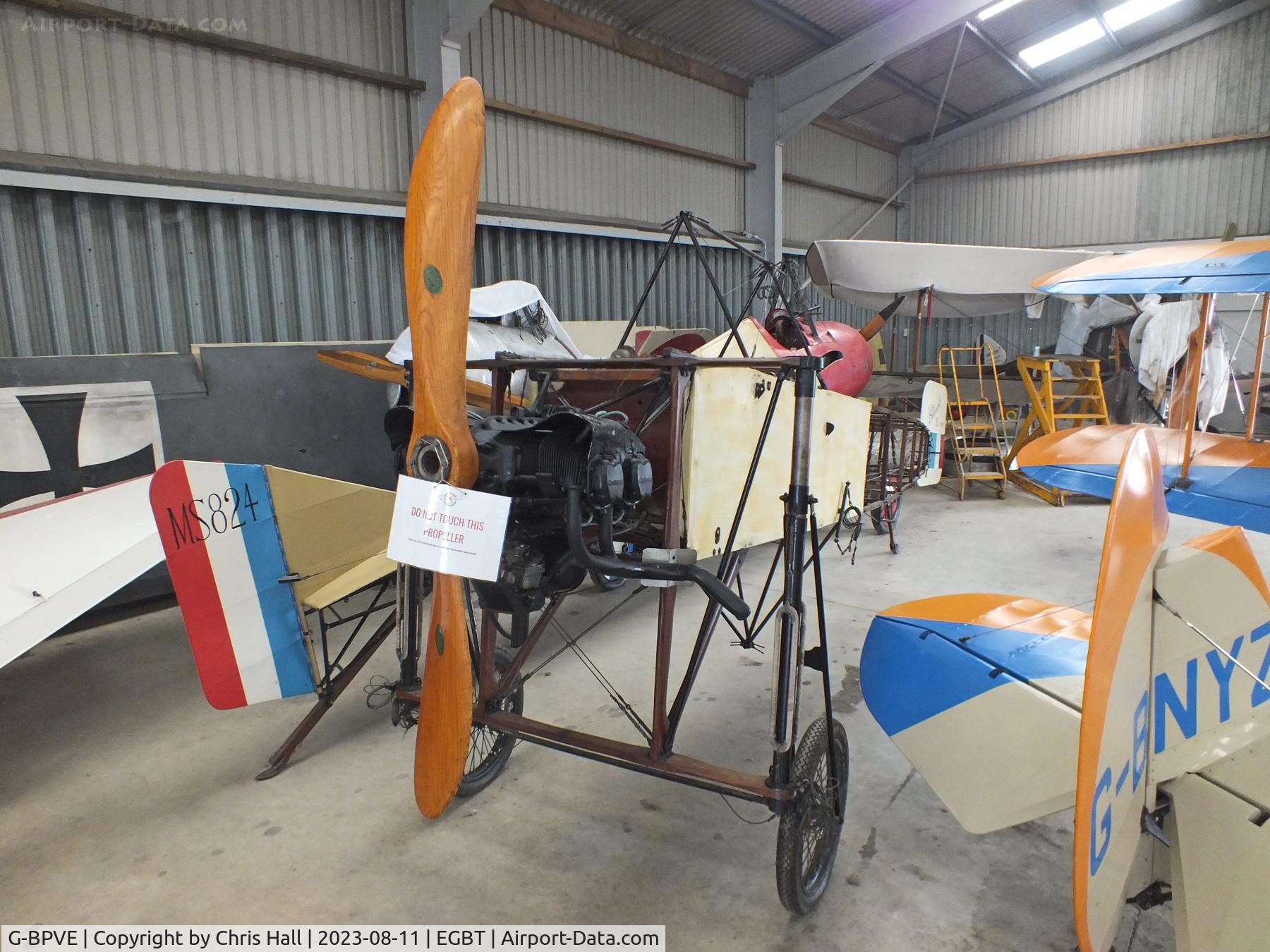 G-BPVE, 1999 Bleriot 1909 Replica C/N 1 (G-BPVE), Turweston