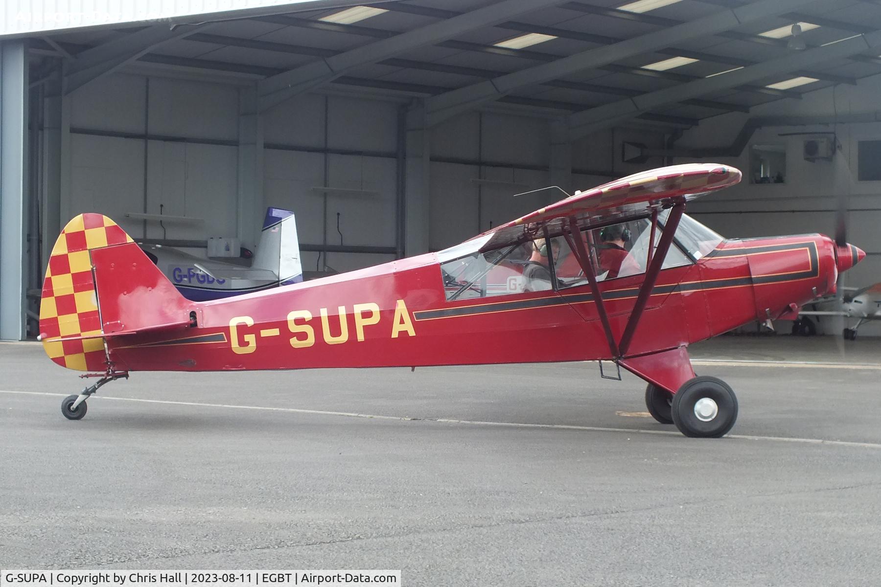G-SUPA, 1957 Piper PA-18-150 Super Cub C/N 18-5512, Turweston
