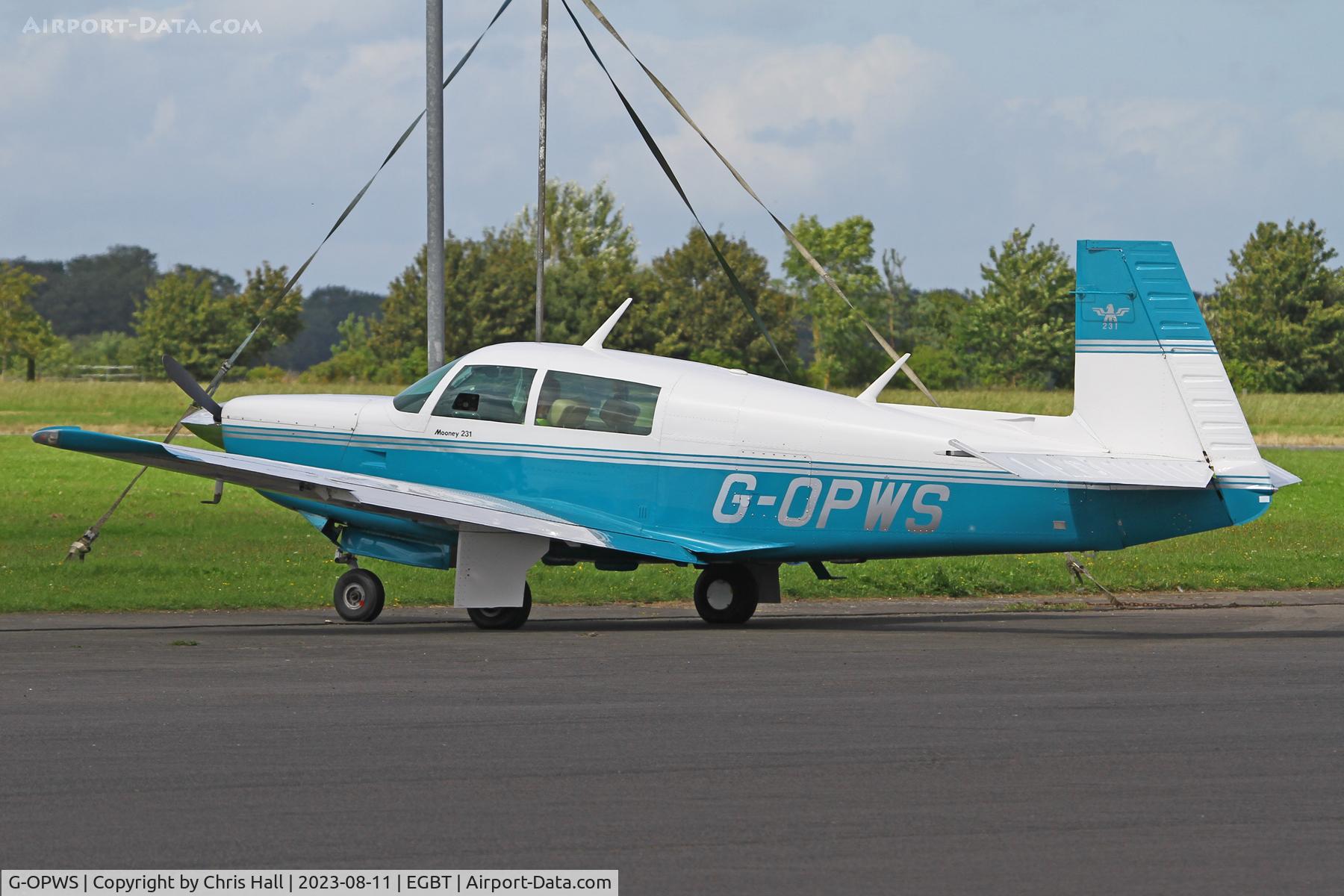 G-OPWS, 1982 Mooney M20K C/N 25-0663, Turweston