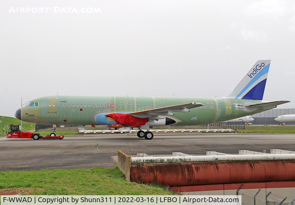 F-WWAD, 2022 Airbus A320-251N C/N 10829, C/n 10829 - Reg. applied in error...