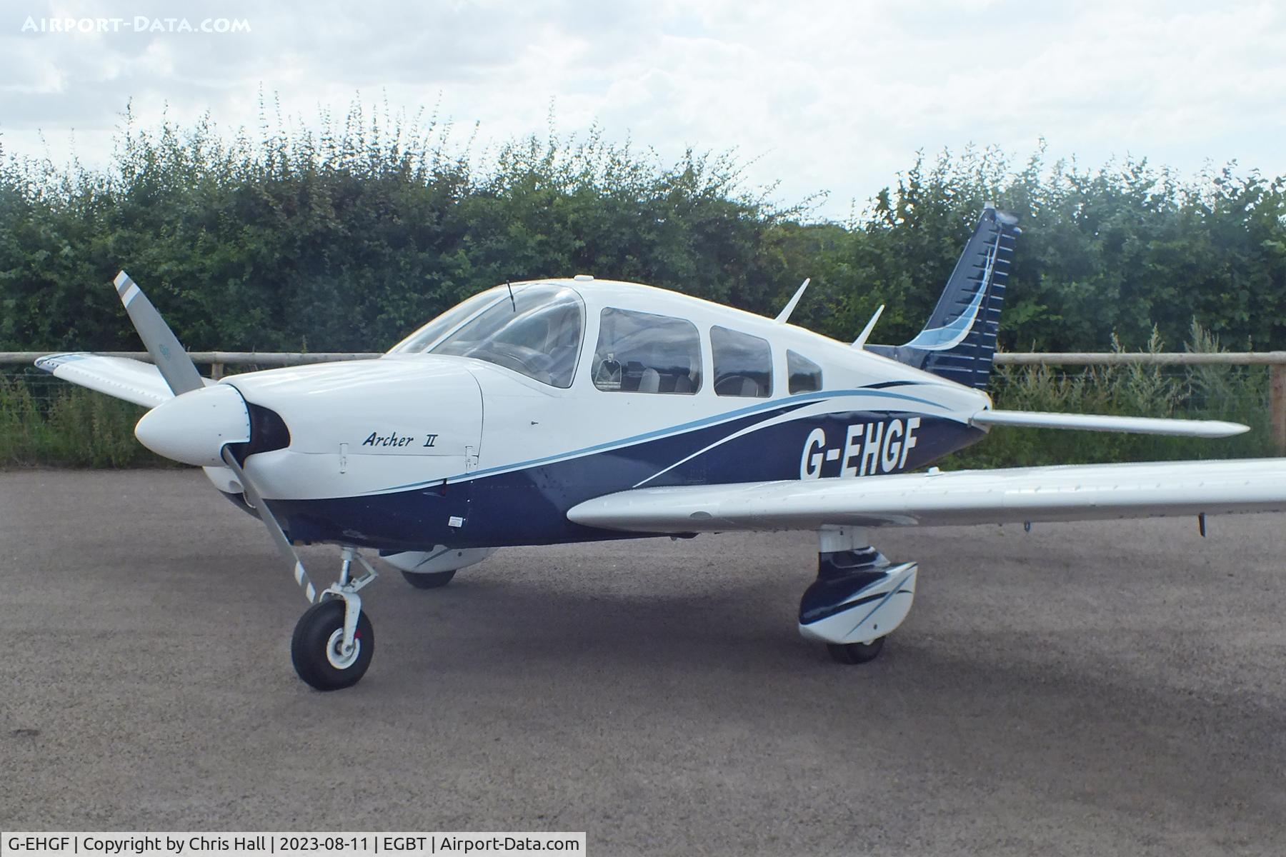 G-EHGF, 1976 Piper PA-28-181 Cherokee Archer II C/N 28-7790188, Turweston