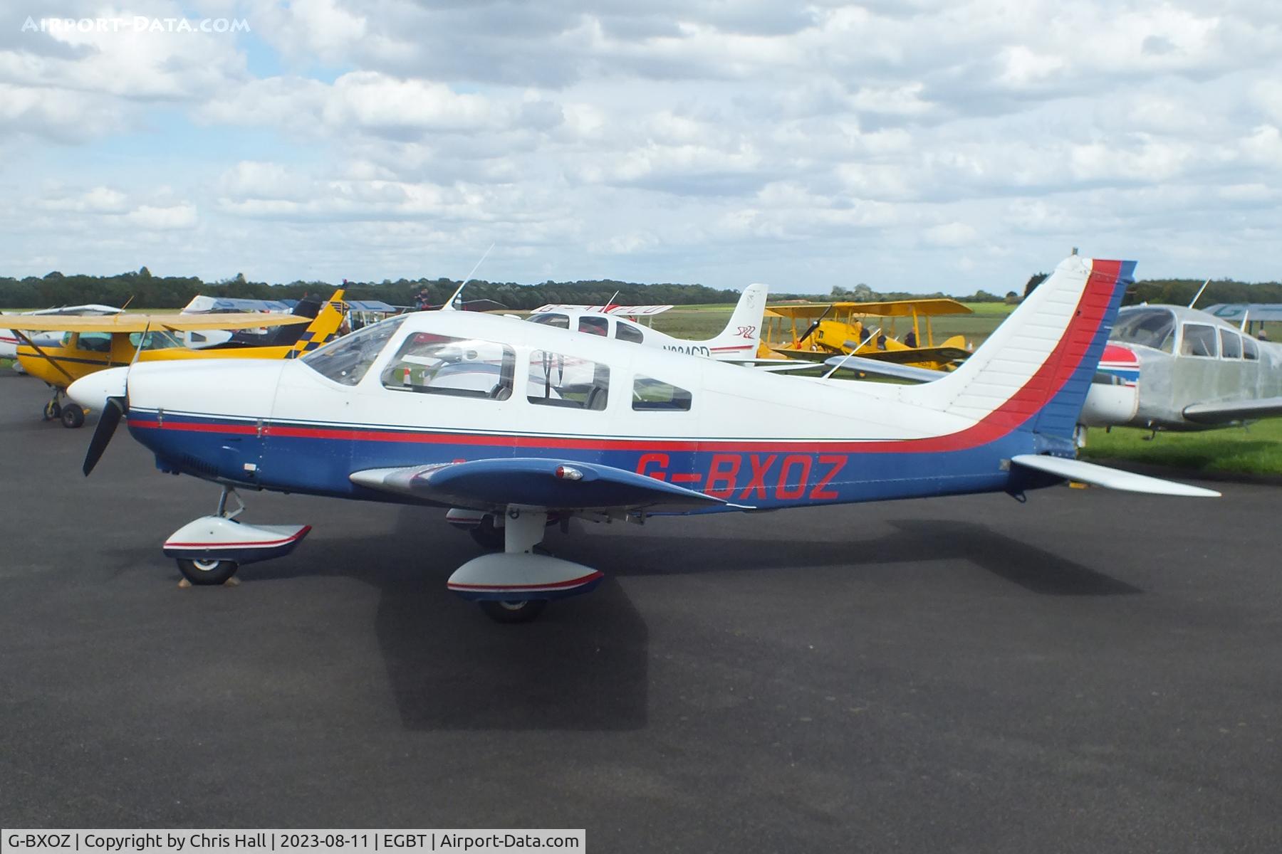 G-BXOZ, 1977 Piper PA-28-181 Cherokee Archer II C/N 28-7790173, Turweston