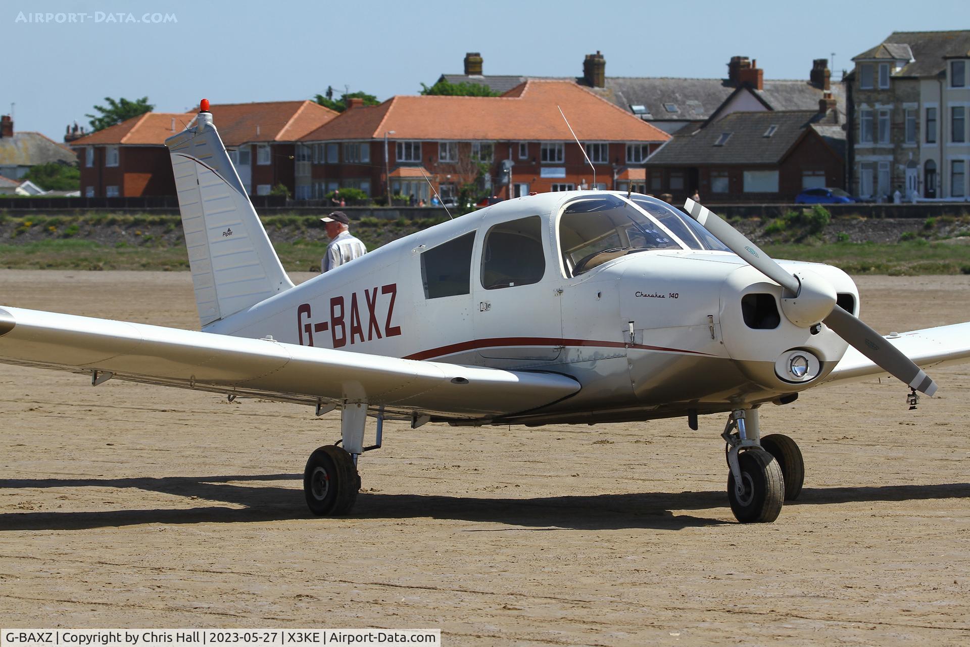 G-BAXZ, 1970 Piper PA-28-140 Cherokee C C/N 28-26760, Lancashire Landing 2023