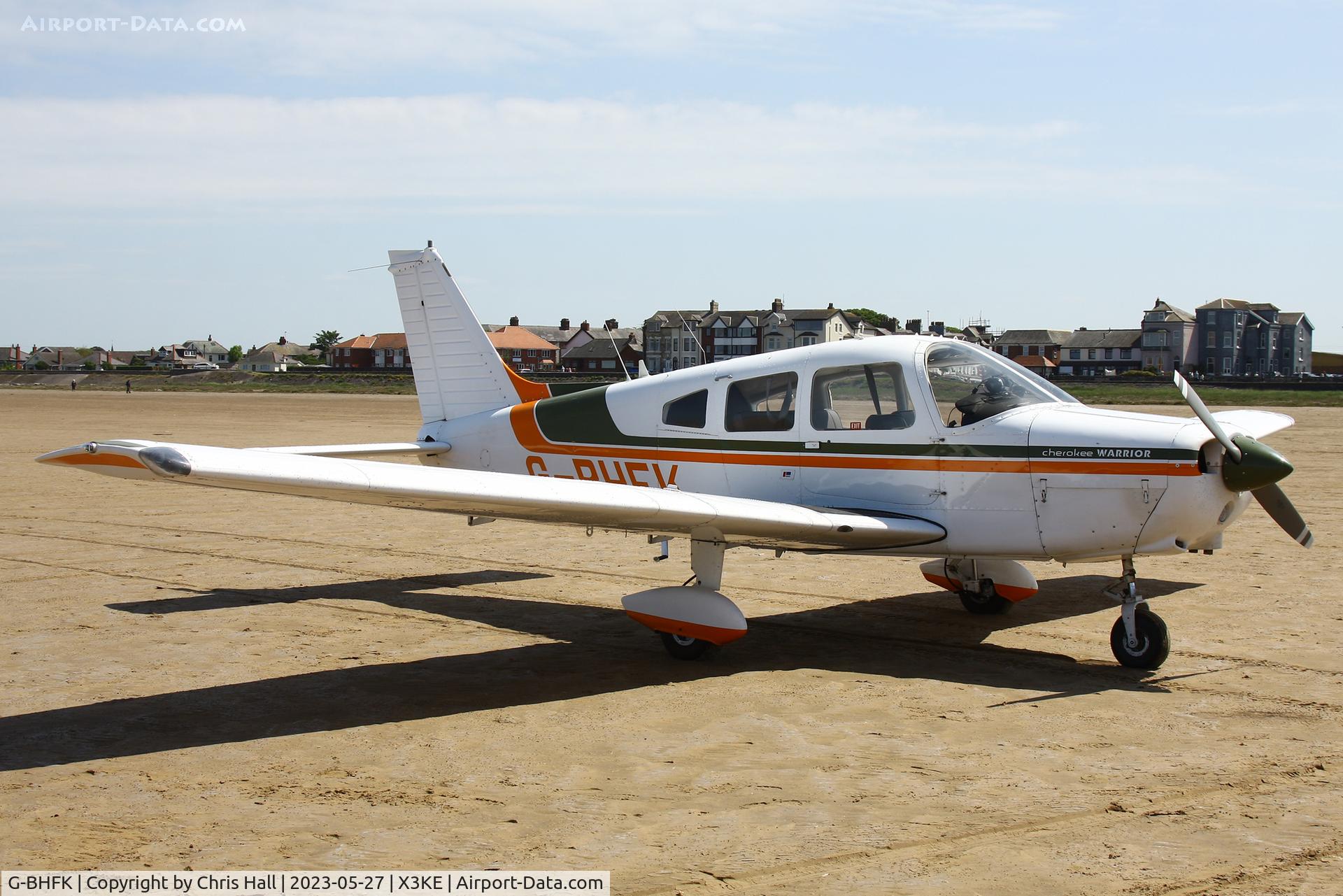 G-BHFK, 1976 Piper PA-28-151 Cherokee Warrior C/N 28-7615088, Lancashire Landing 2023