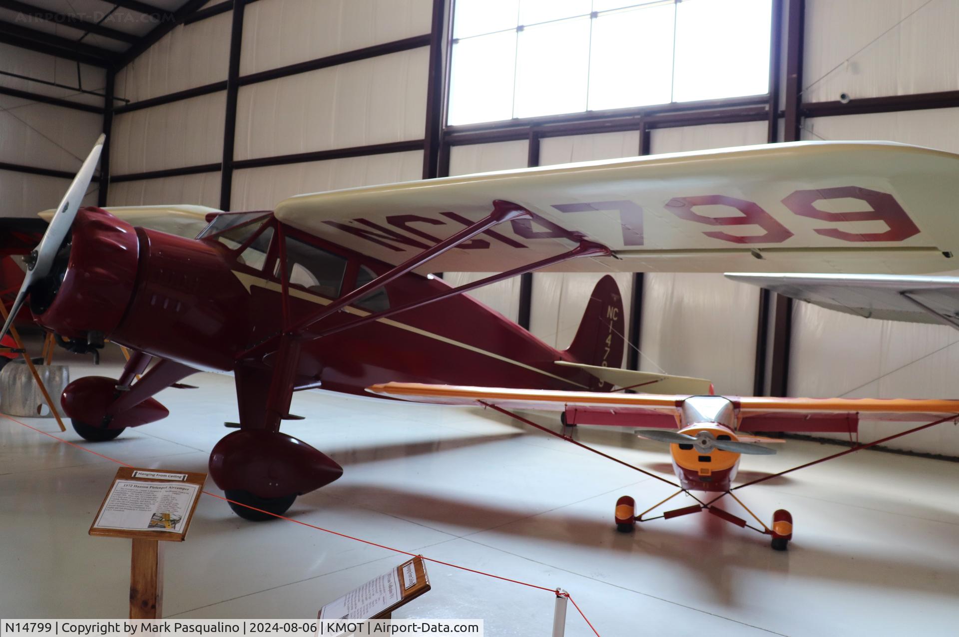 N14799, 1935 Fairchild 24 C8C C/N 2671, Fairchild 24 C8C