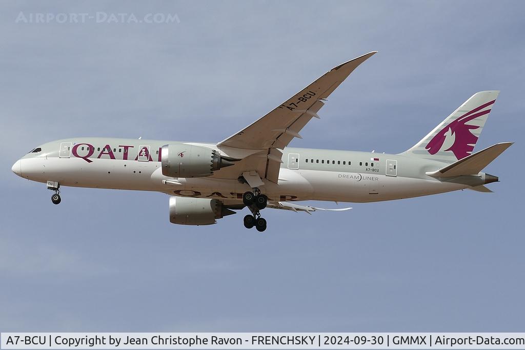 A7-BCU, 2015 Boeing 787-8 Dreamliner C/N 38339, Doha (DOH) Casablanca (CMN)	Marrakesh (RAK)	QR1395