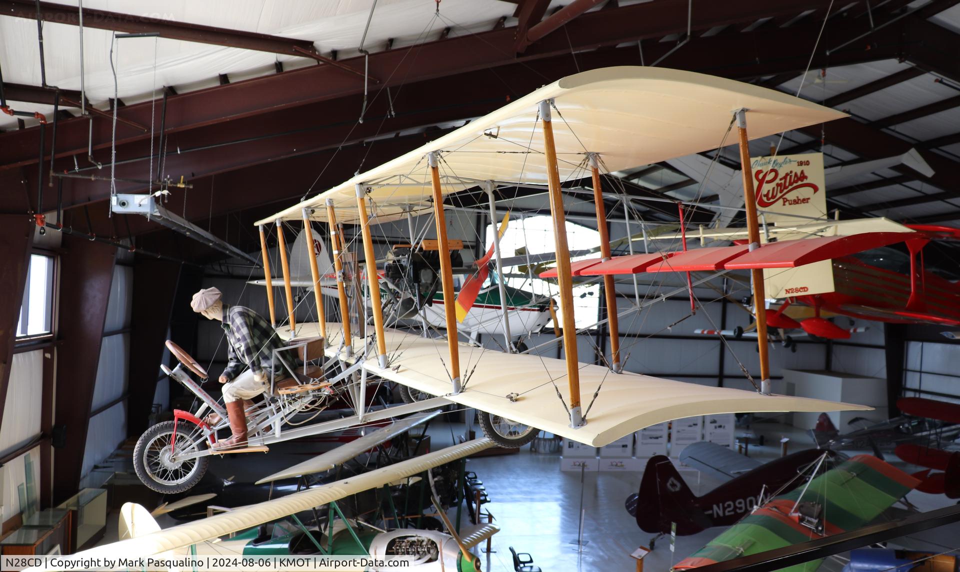 N28CD, 1964 Curtiss MR 1 C/N 1, Curtiss Pusher Replica MR-1