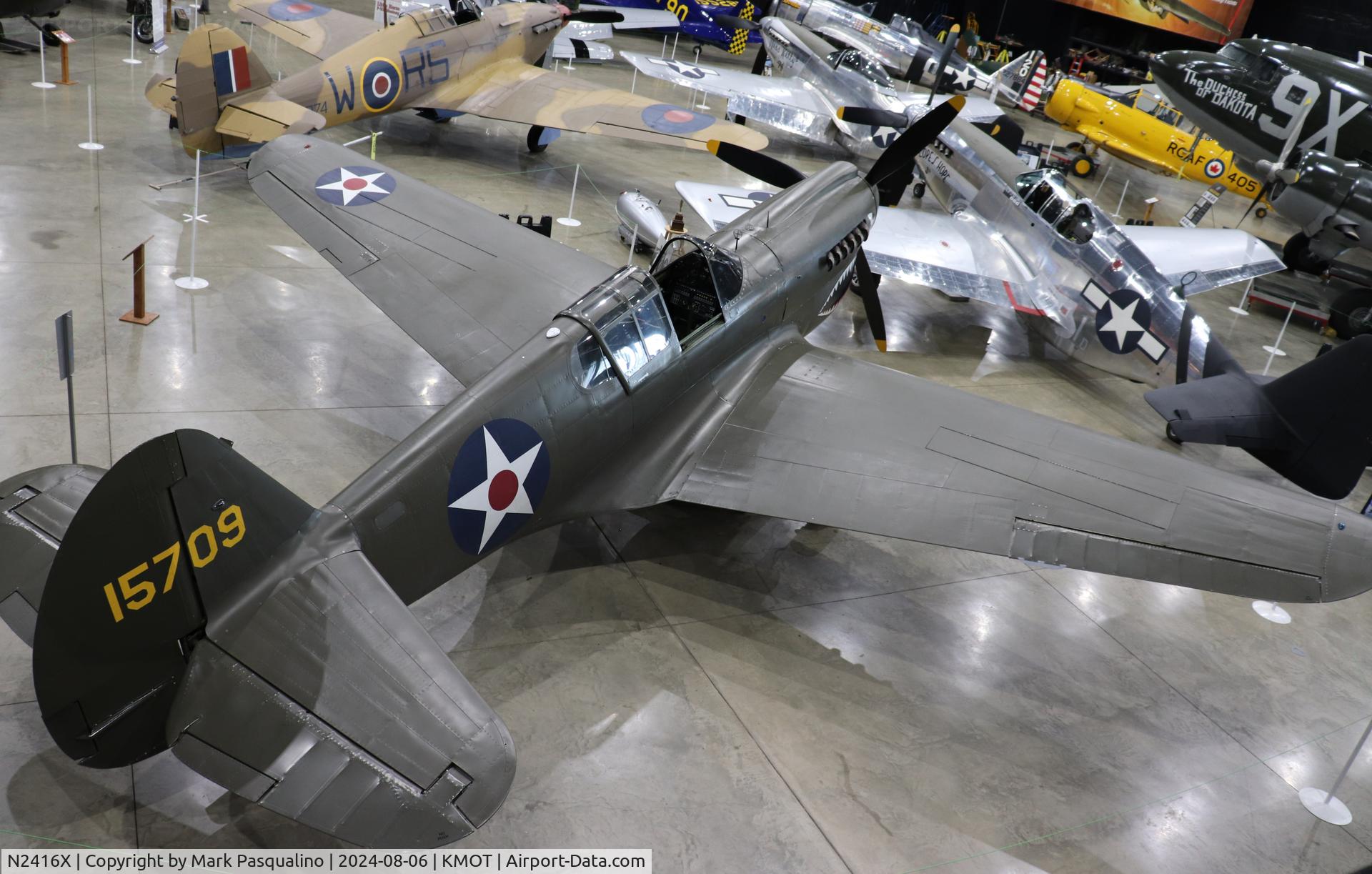 N2416X, Curtiss P-40E Warhawk C/N 16701, Curtiss P-40E Warhawk