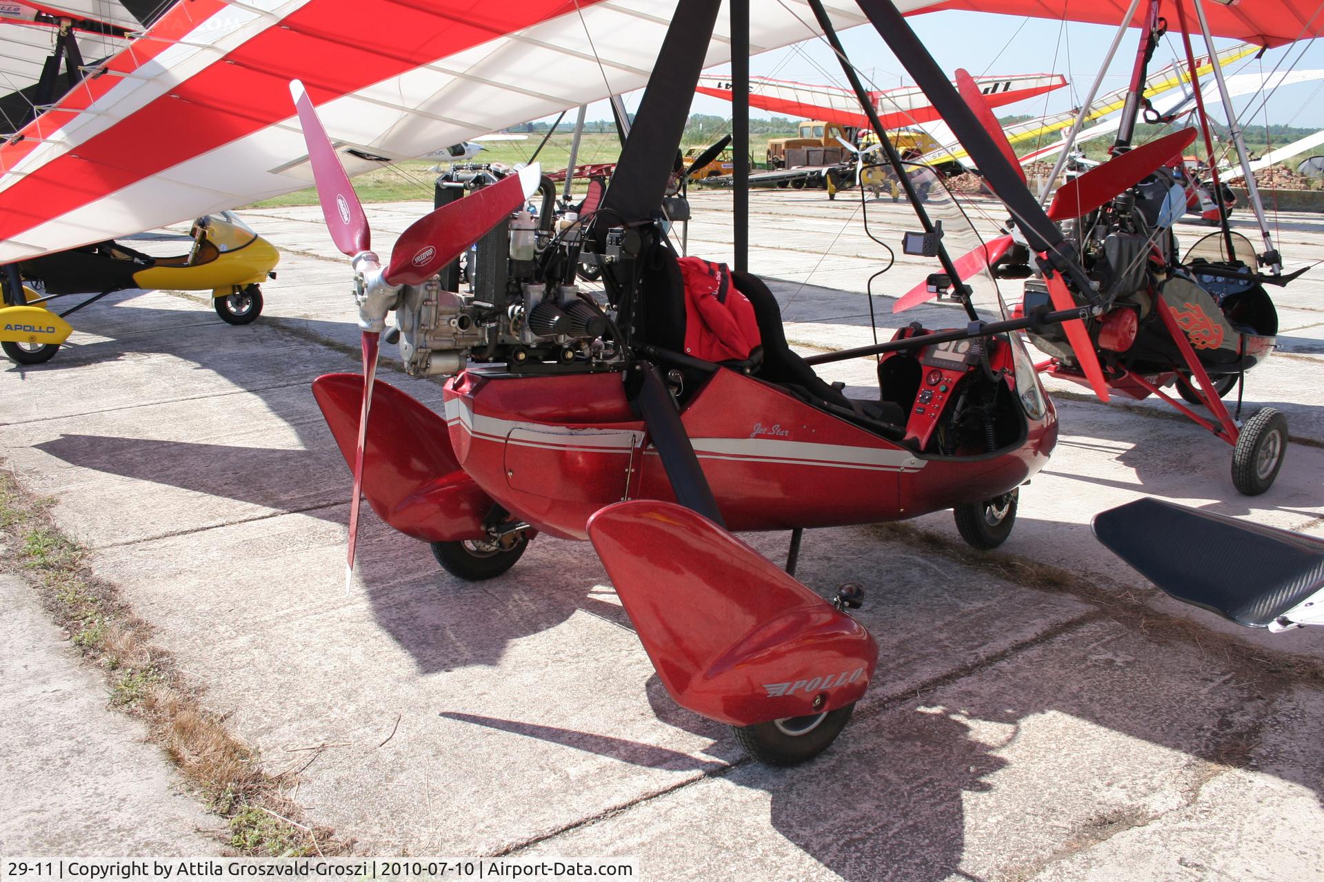 29-11, Halley Apollo C17 / Apollo Jet Star, Balatonfökajár Airport, Hungary