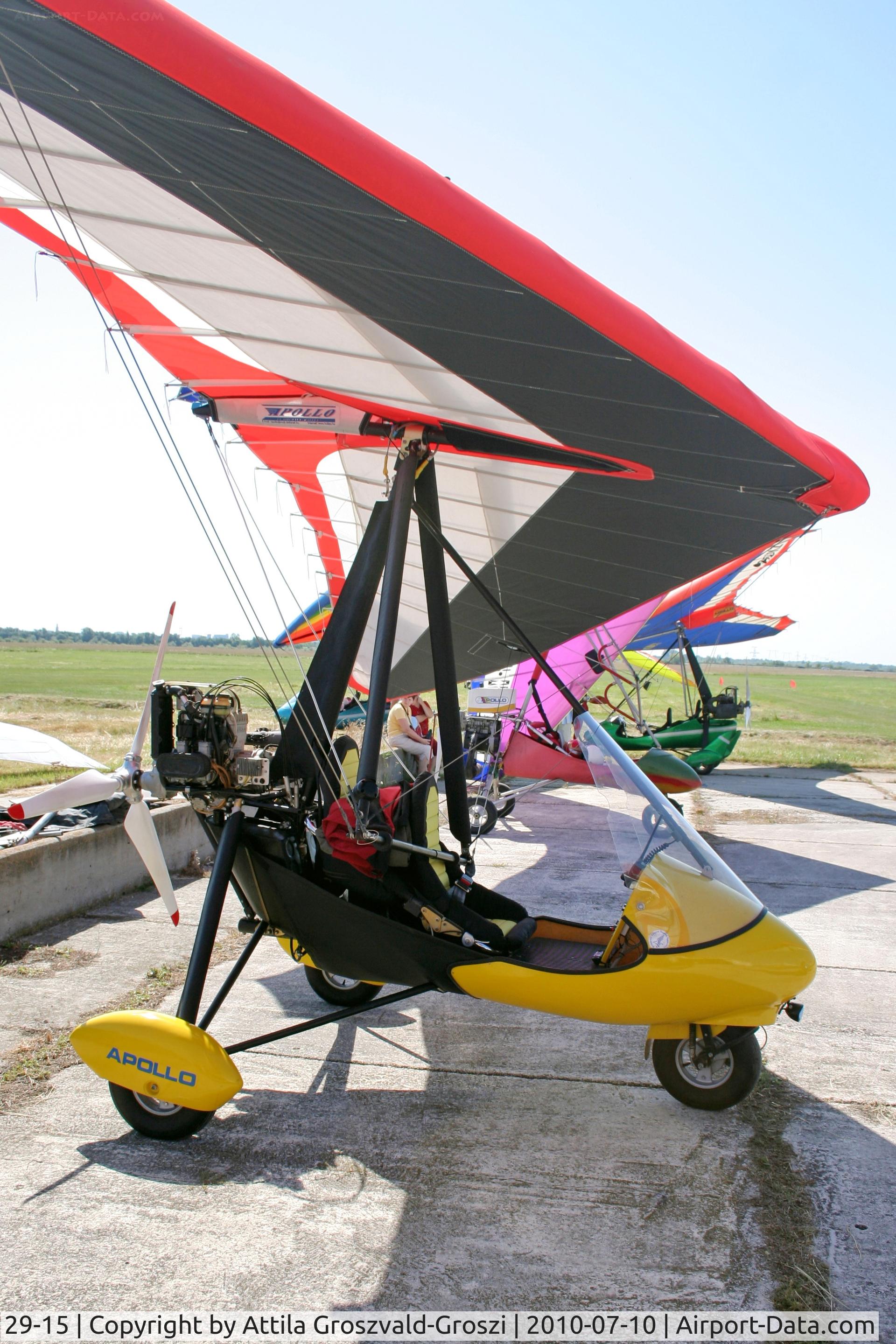 29-15, Halley Apollo C15 Sexy / Apollo Racer GT, Balatonfökajár Airport, Hungary