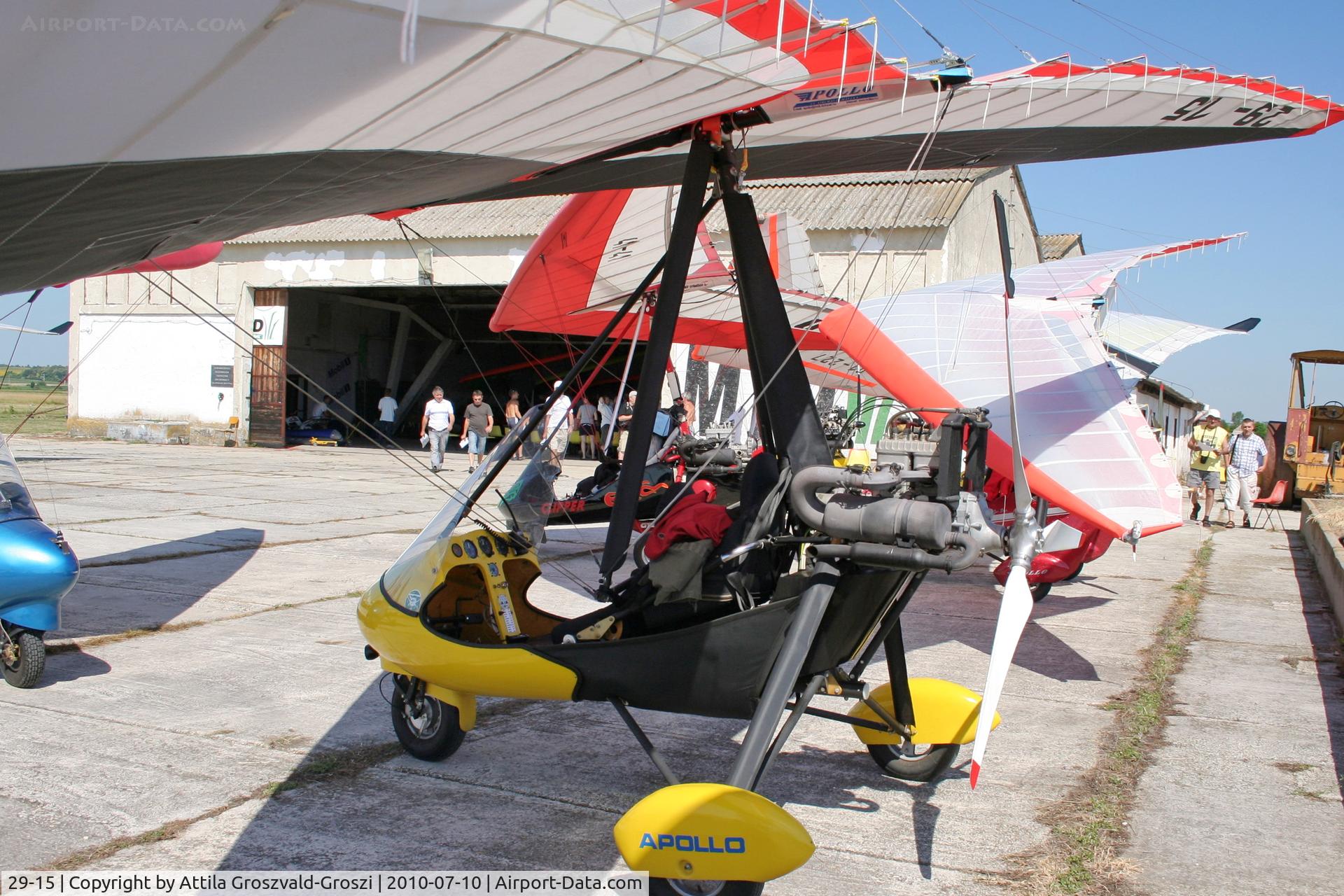 29-15, Halley Apollo C15 Sexy / Apollo Racer GT, Balatonfökajár Airport, Hungary